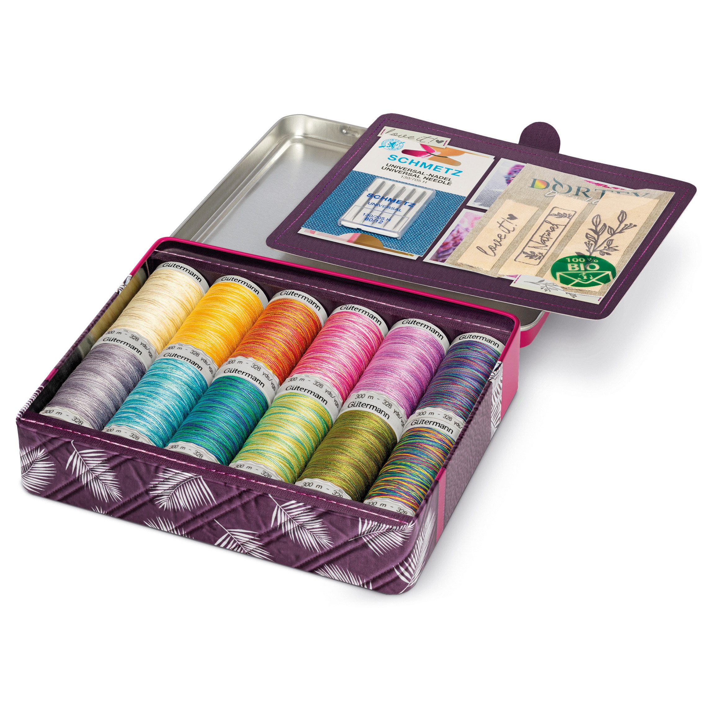 Gütermann Cotton 30- Box Nähgarn, 12 Stück