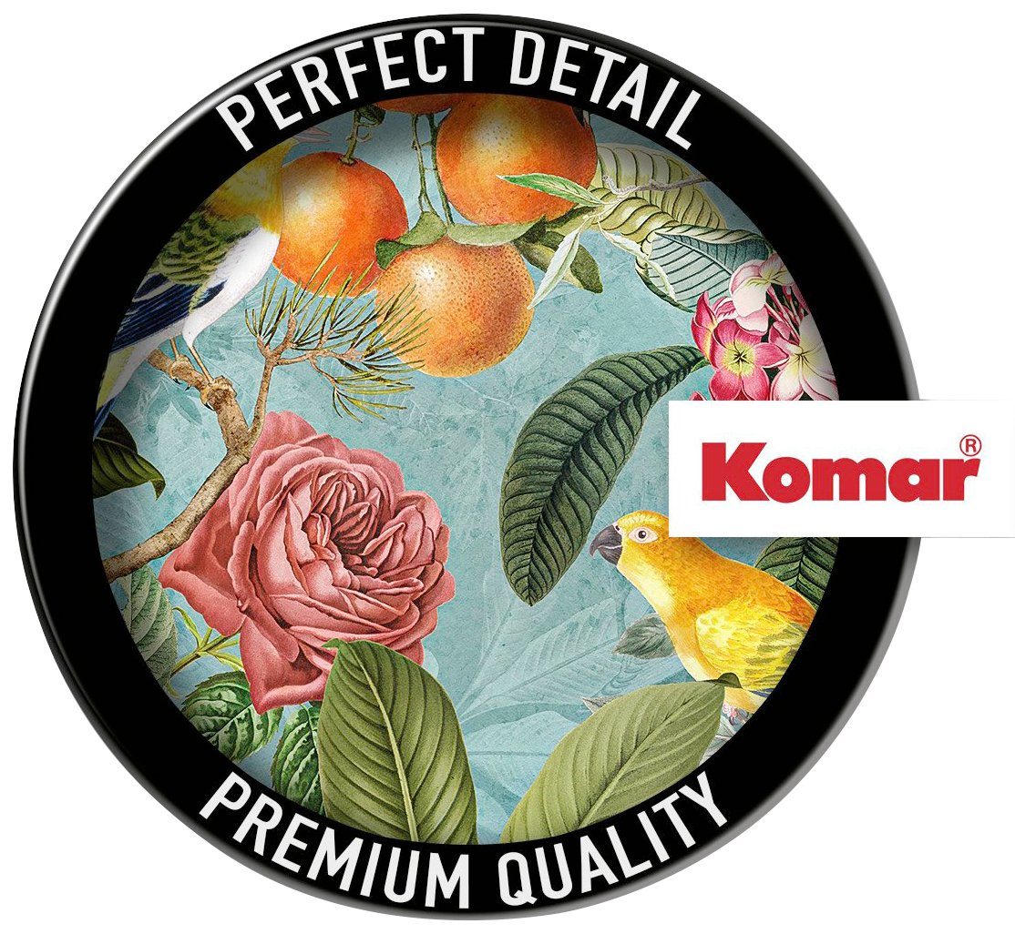 Komar Vliestapete Digitaldruck Vlies - Birds and Berries - Größe 200 x 250 cm, glatt, bedruckt, (1 St), Wohnzimmer, Schlafzimmer