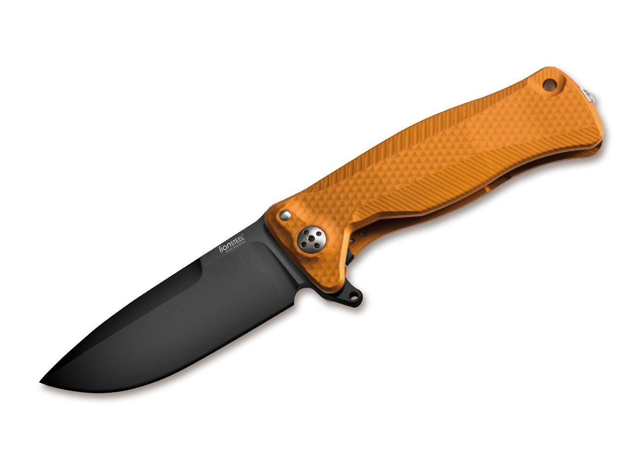 LionSteel Taschenmesser Taschenmesser SR22 Aluminium Orange Black