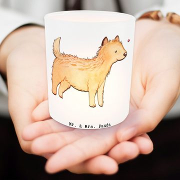 Mr. & Mrs. Panda Windlicht Cairn Terrier Moment - Transparent - Geschenk, Welpe, Kerzenglas, Win (1 St), Hitzebeständig