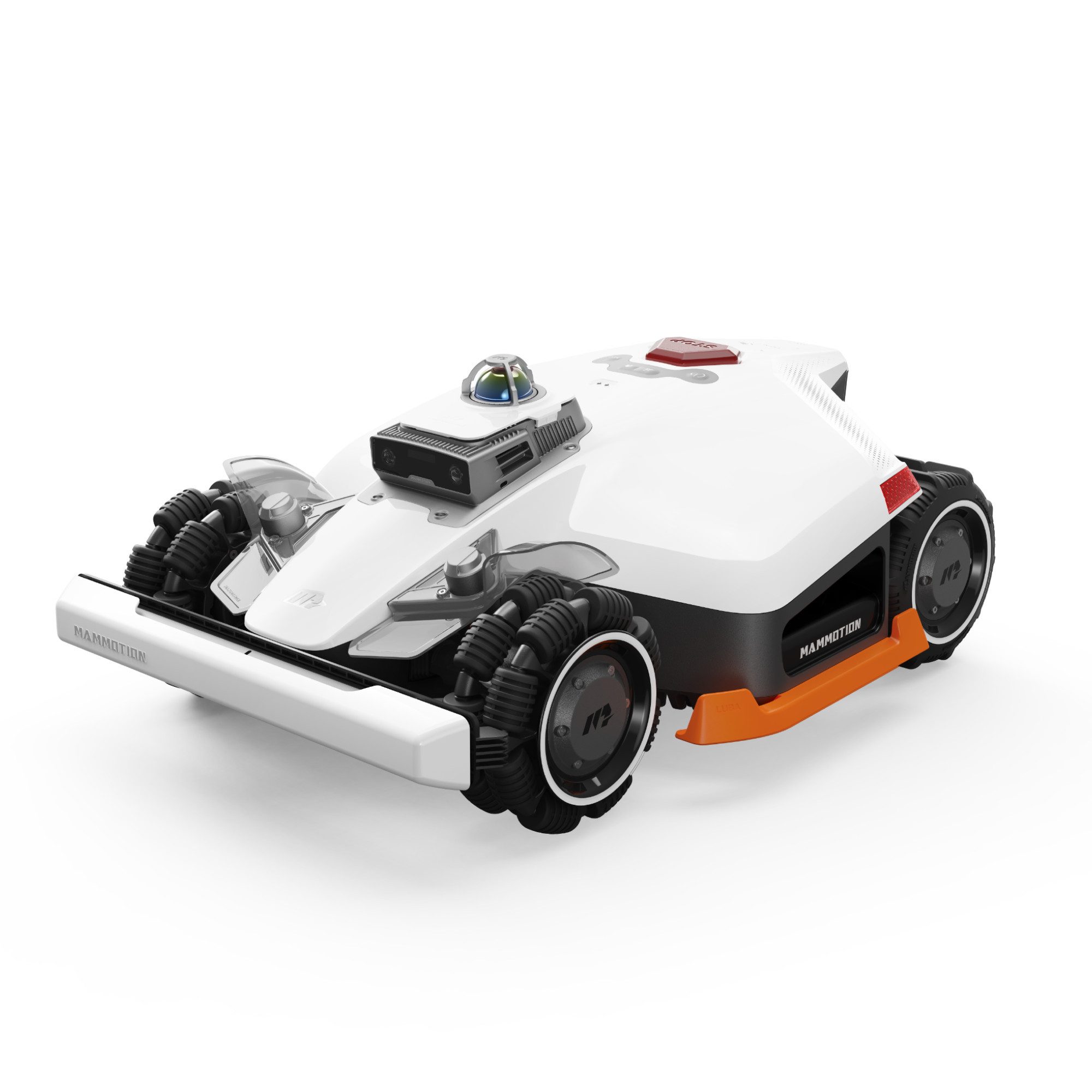 Mammotion Rasenmähroboter LUBA 3 AWD Mähroboter ohne Begrenzungskabel, bis 1500 m² Rasenfläche, (360 LiDAR + Dual-Kamera-KI-Vision, mit 4G-Modul, bis zu 15 Zonen), Allradantrieb, Auto-Kartierung, Rasenmuster erstellen, 4G-Modul, APP