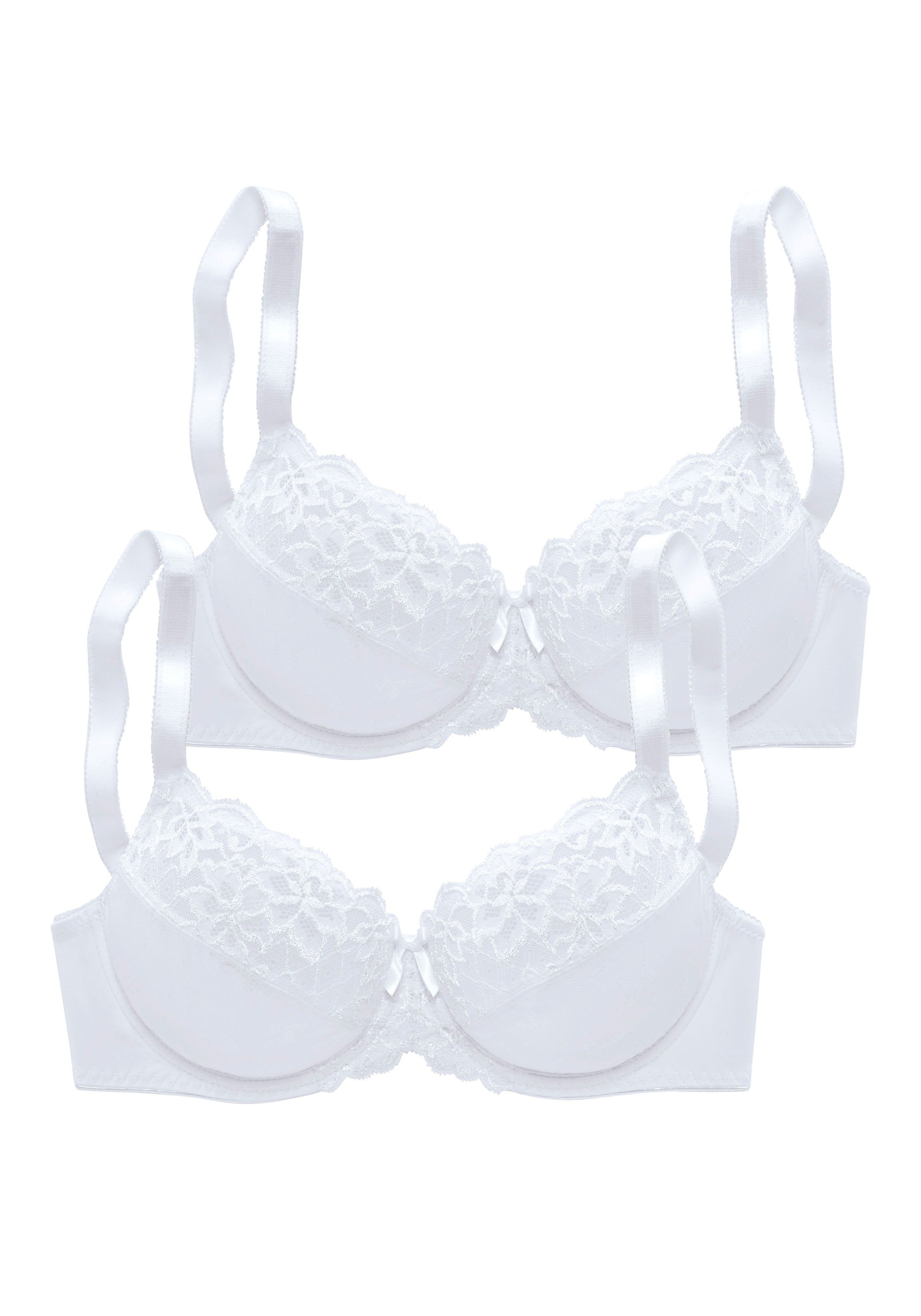 petite fleur Bügel-BH (Packung, 2 Stück) mit elastischer Spitze, Dessous. € 39,99, (€ 20,00 pro 1 Stk).