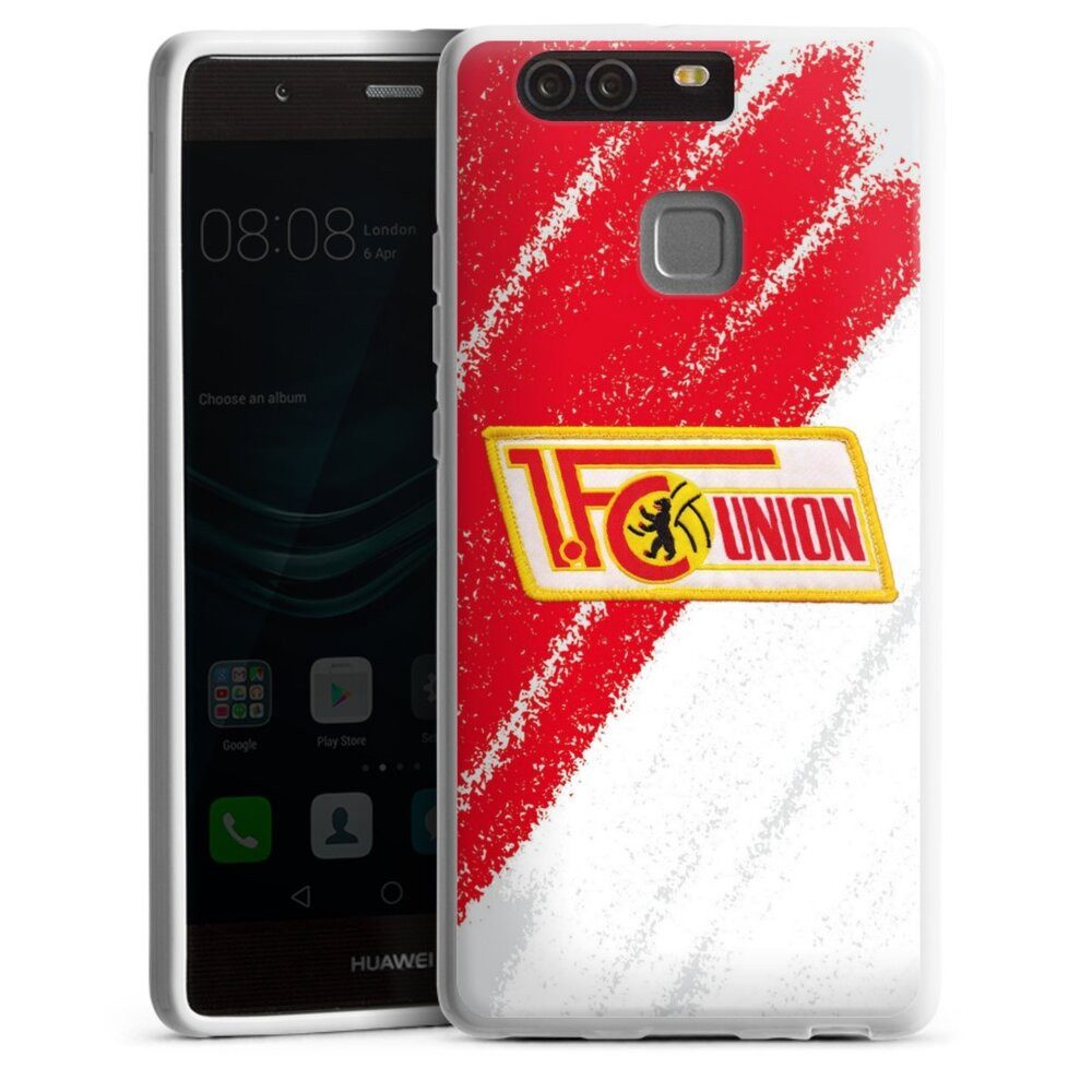 DeinDesign Handyhülle Offizielles Lizenzprodukt 1. FC Union Berlin Logo, Huawei P9 Silikon Hülle Bumper Case Handy Schutzhülle Smartphone Cover