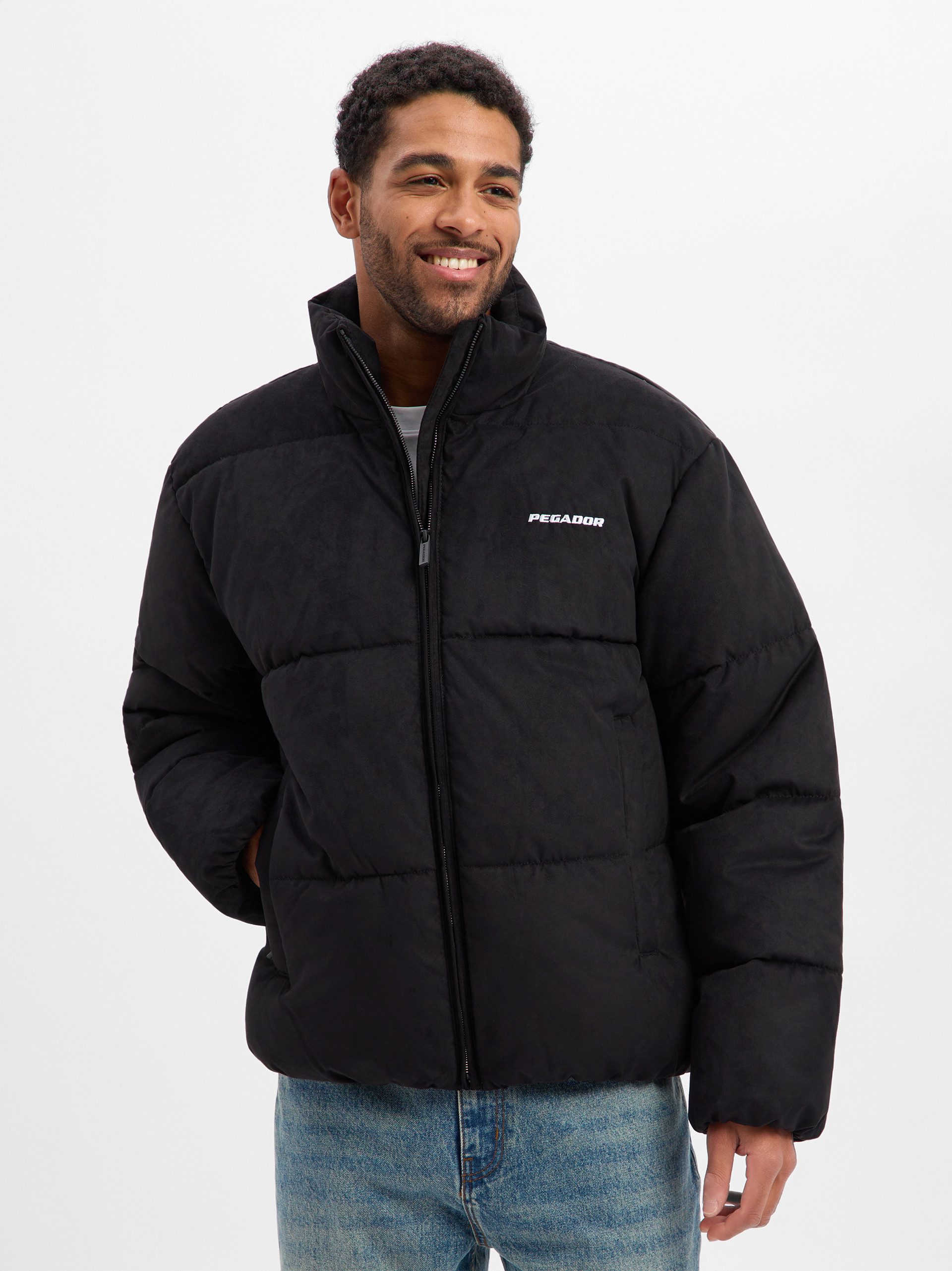 Winterjacke Jacke PEGADOR Sidan Velour Puffer