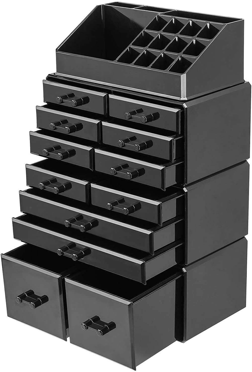 Femor Make-Up Organizer Acryl Kosmetik Organizer Aufbewahrungsbox