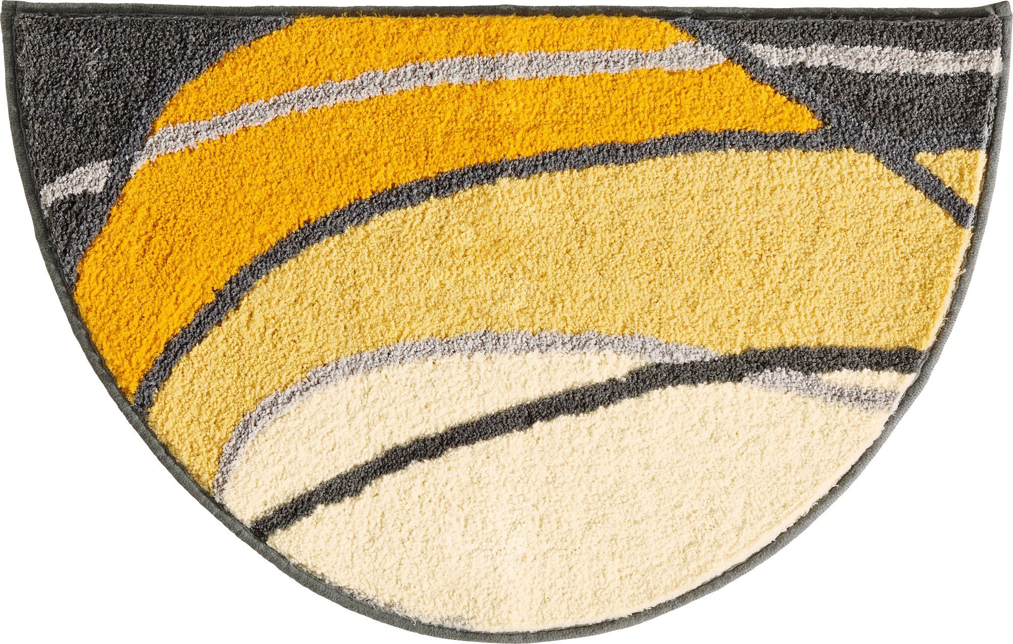 REDBEST Duschmatte Duschvorlage "Lynn" halbrund, Höhe 20 mm, Grafik günstig online kaufen