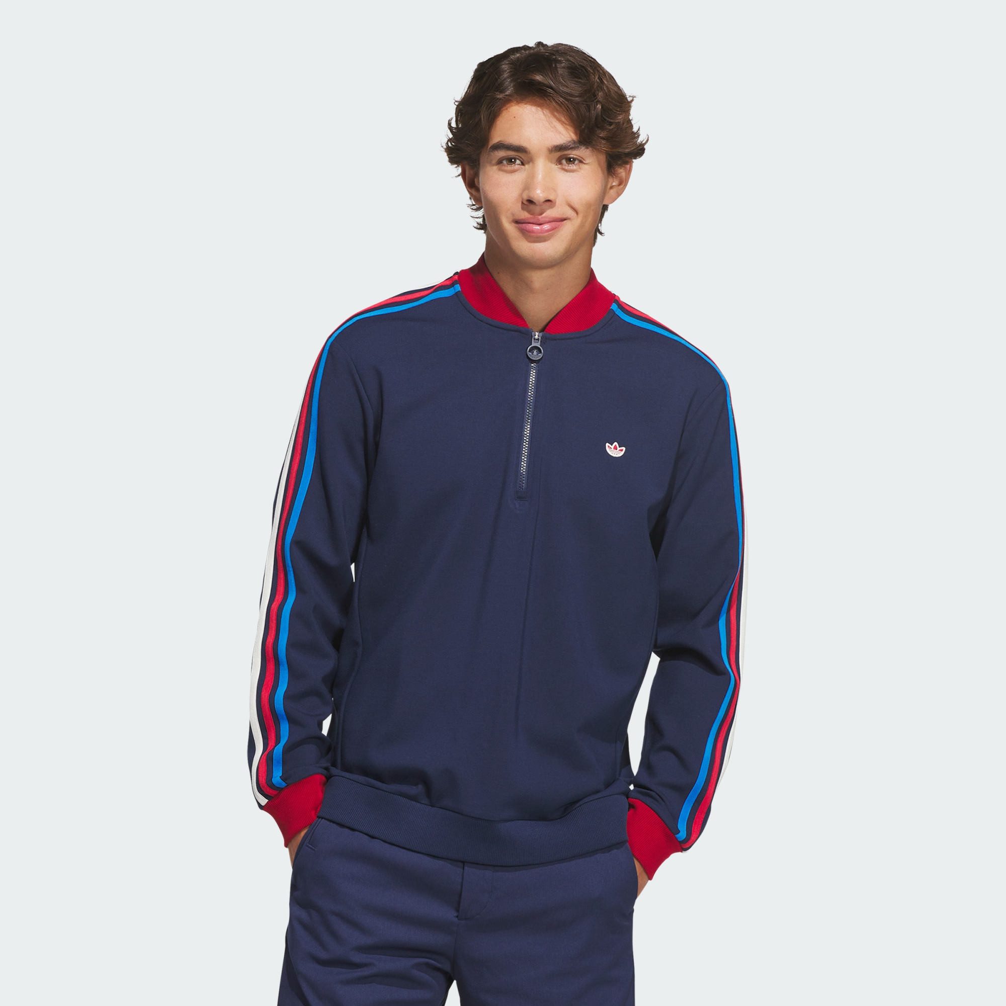 Sweatshirt ORIGINALS 3-STREIFEN 1/4 ZIP SWEATSHIRT
