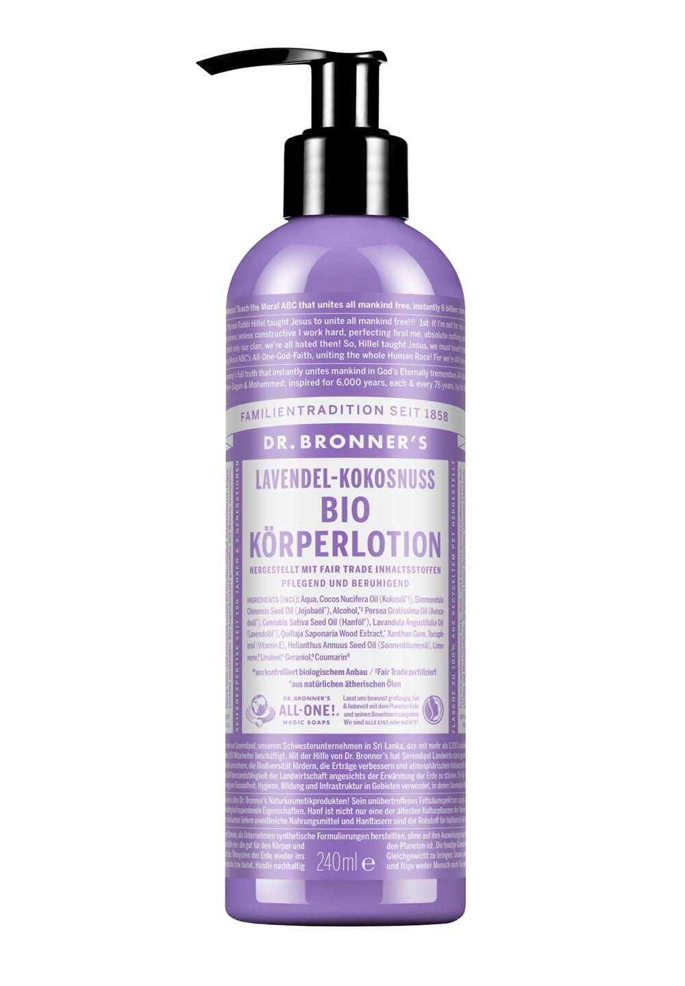 Körperlotion Lavendel-Kokosnuss