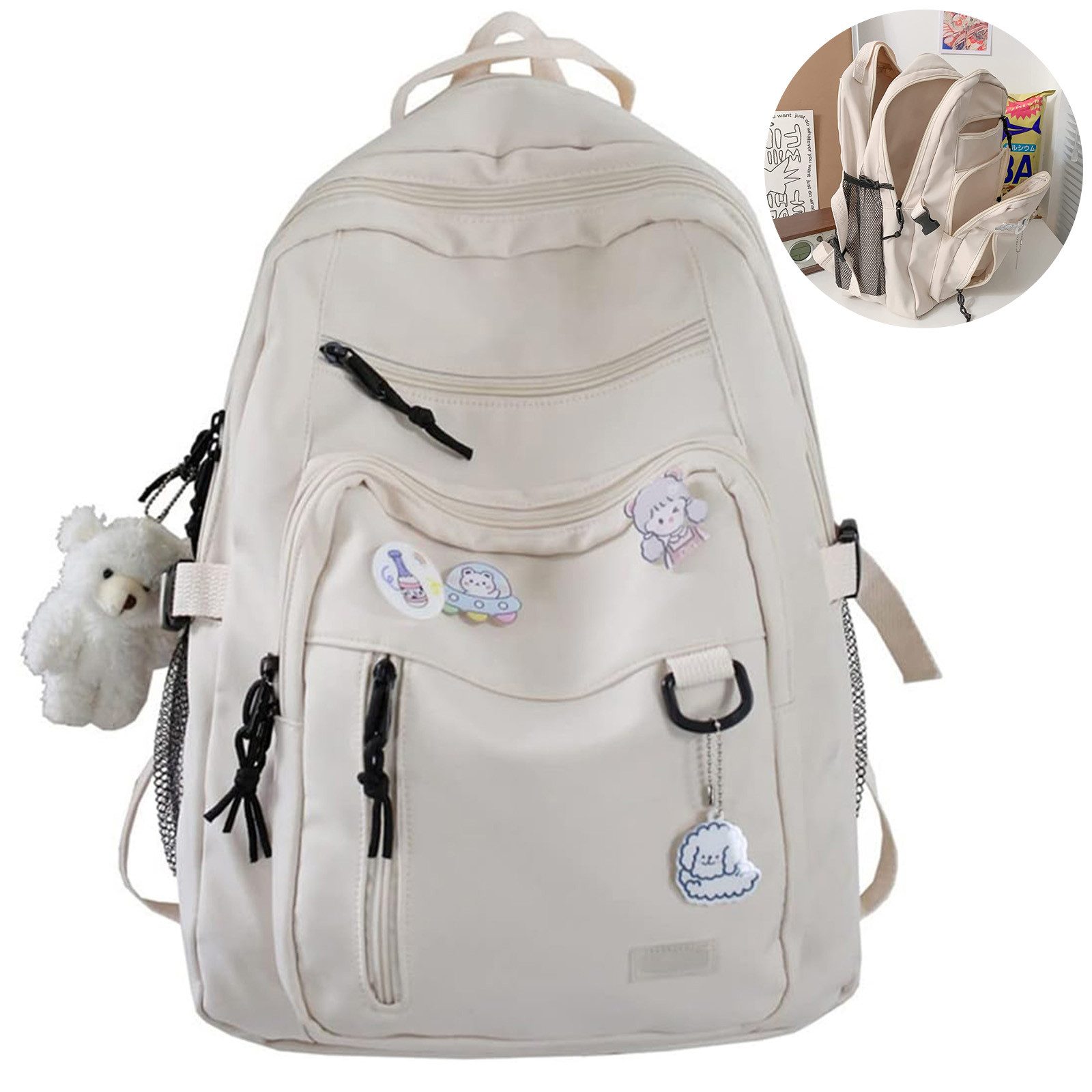 REDOM Laptoprucksack Laptoptasche Rucksäcke Schulrucksack Alltagsdaypack (e günstig online kaufen