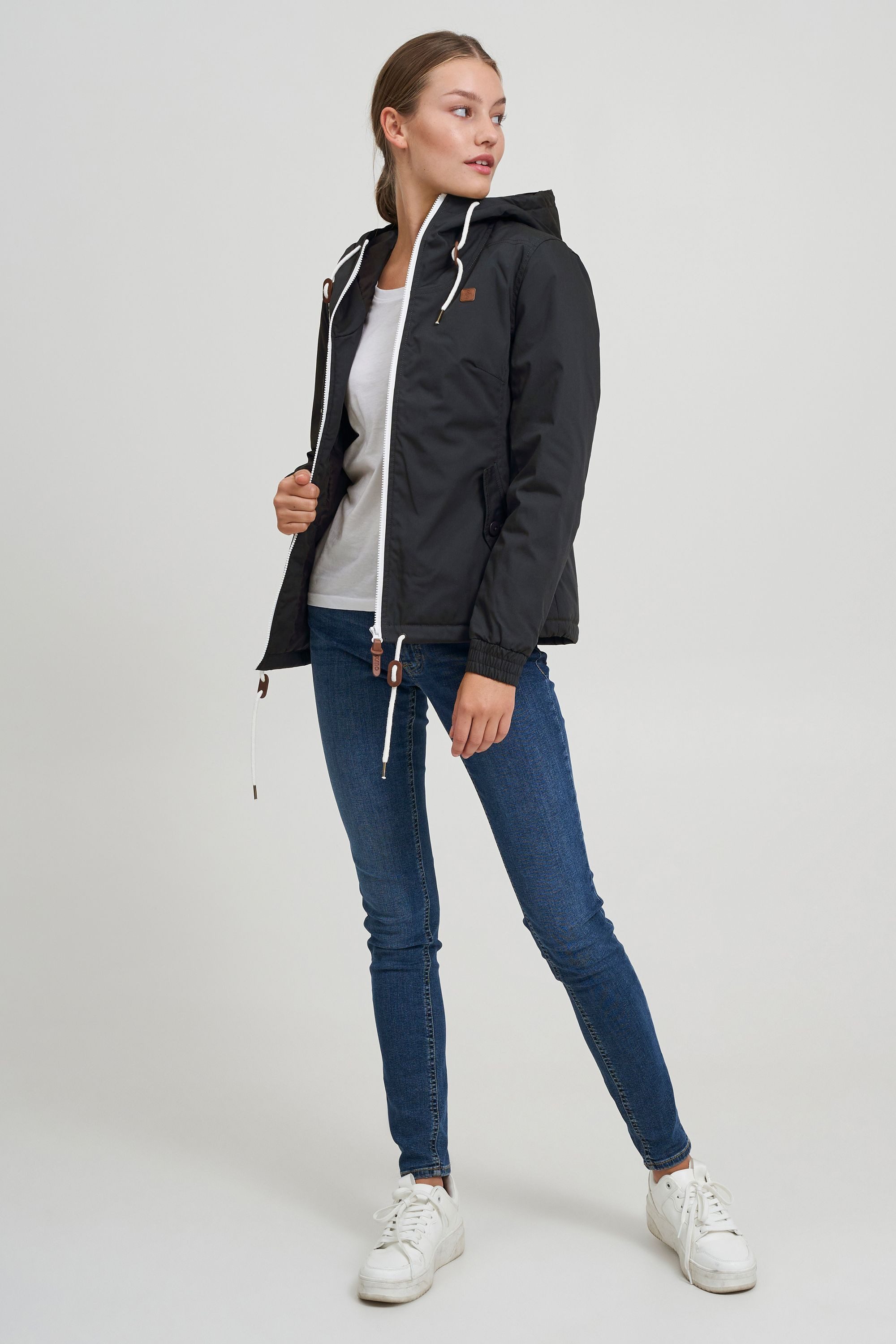 OXMO Kurzjacke OXTilda Kurzjacke mit Kapuze – Bild 3 von 5