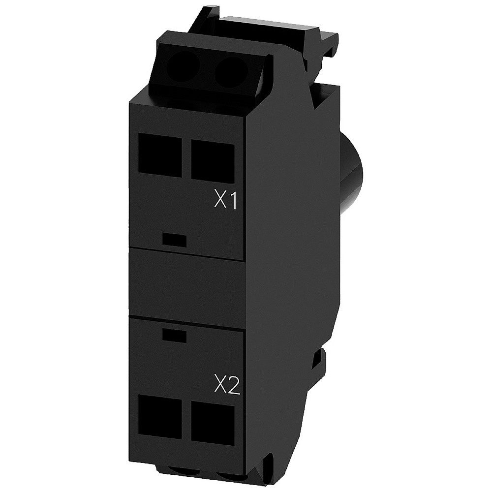SIEMENS Lampenfassung Siemens 3SU1401-1BG60-3AA0 LED-Modul Weiß 24 V DC/AC 1 St., (3SU1401-1BG60-3AA0)