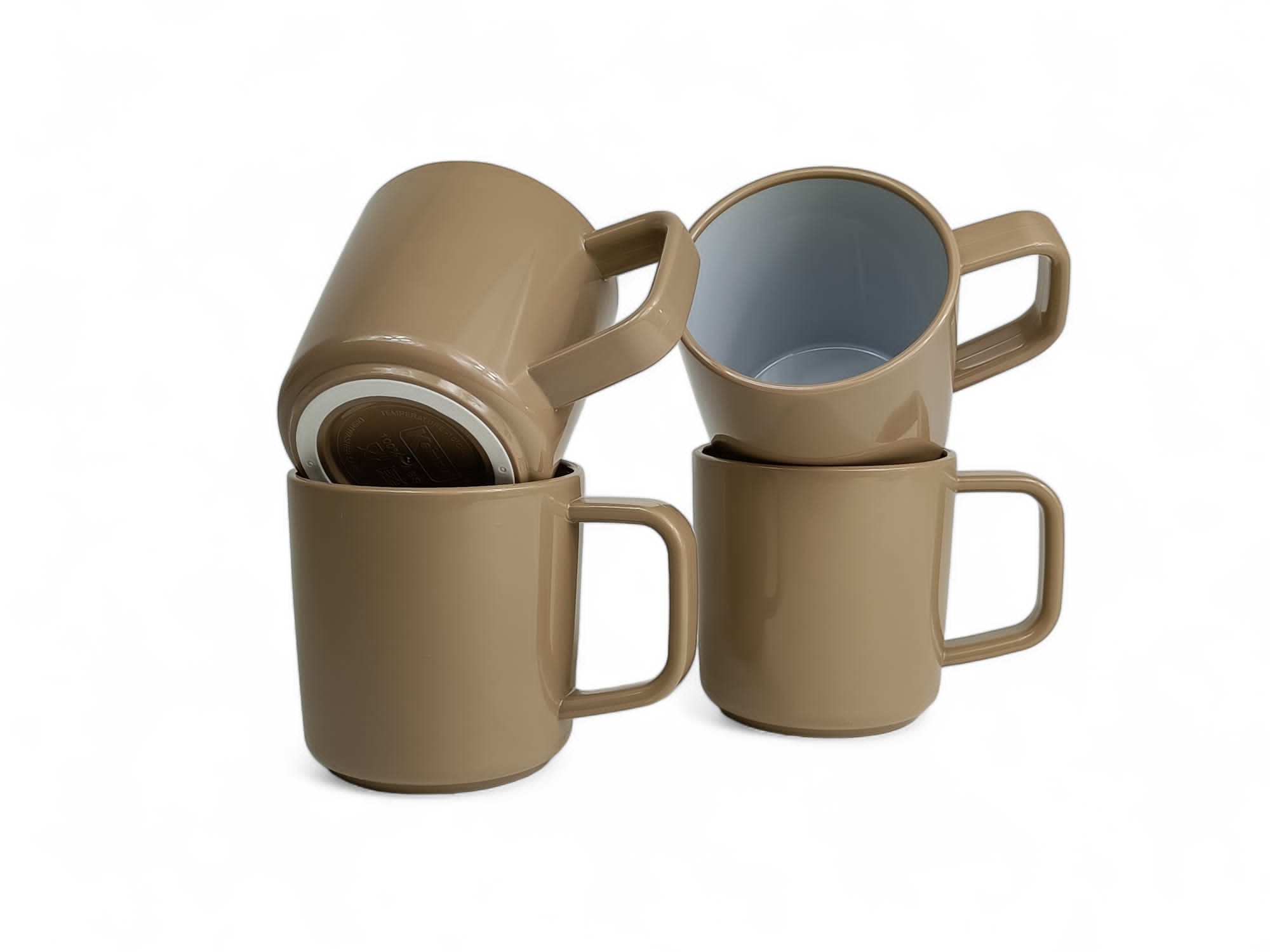 Kampa Dometic Tasse 4er Set Camping Becher Picknick Geschirr Camping rutschfest – Bild 4 von 4