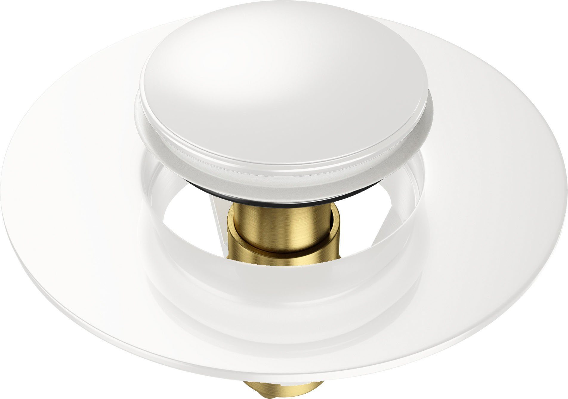 Sanilo Waschbeckenstöpsel Weiß, Ø 6,2 cm