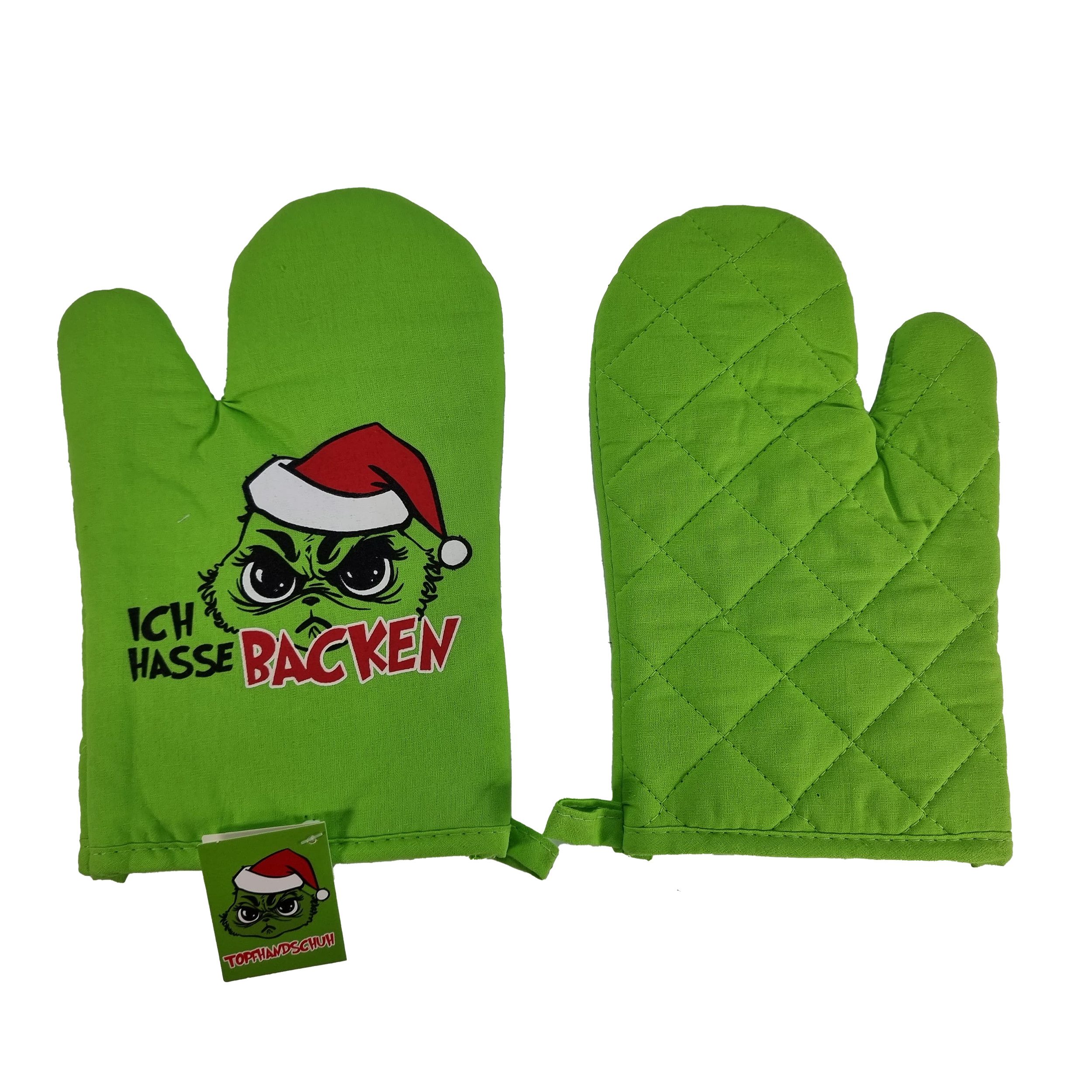TOPCENT Topfhandschuhe Muffel-Topfhandschuh, Backhandschuhe Einheitsgröße 2er-Pack