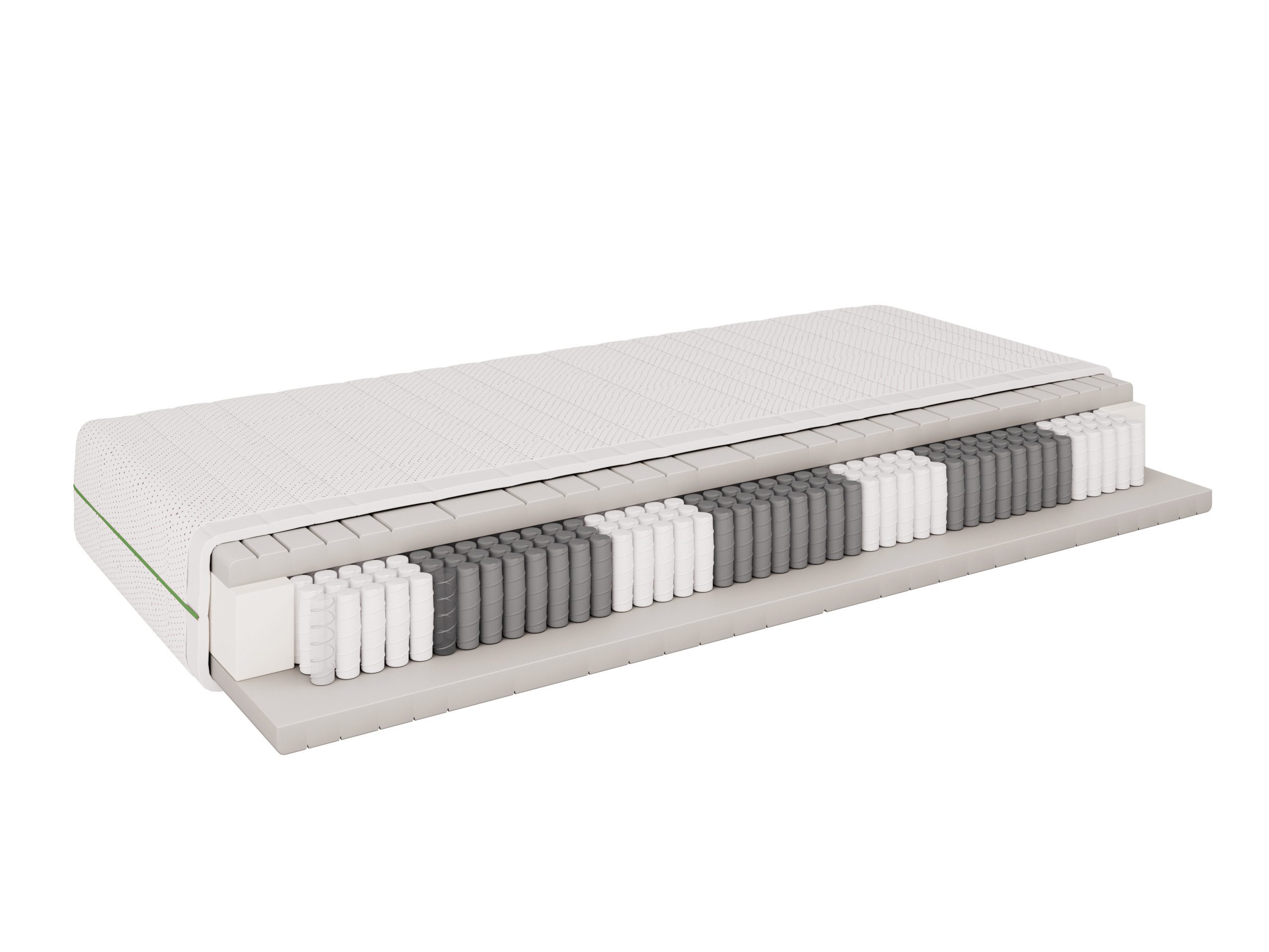 Taschenfederkernmatratze 7 Komfortzonen MULTIPocket Matratze (24 cmH)Ergonomische Unterstützung, PANDA MÖBEL GmbH, 24 cm hoch