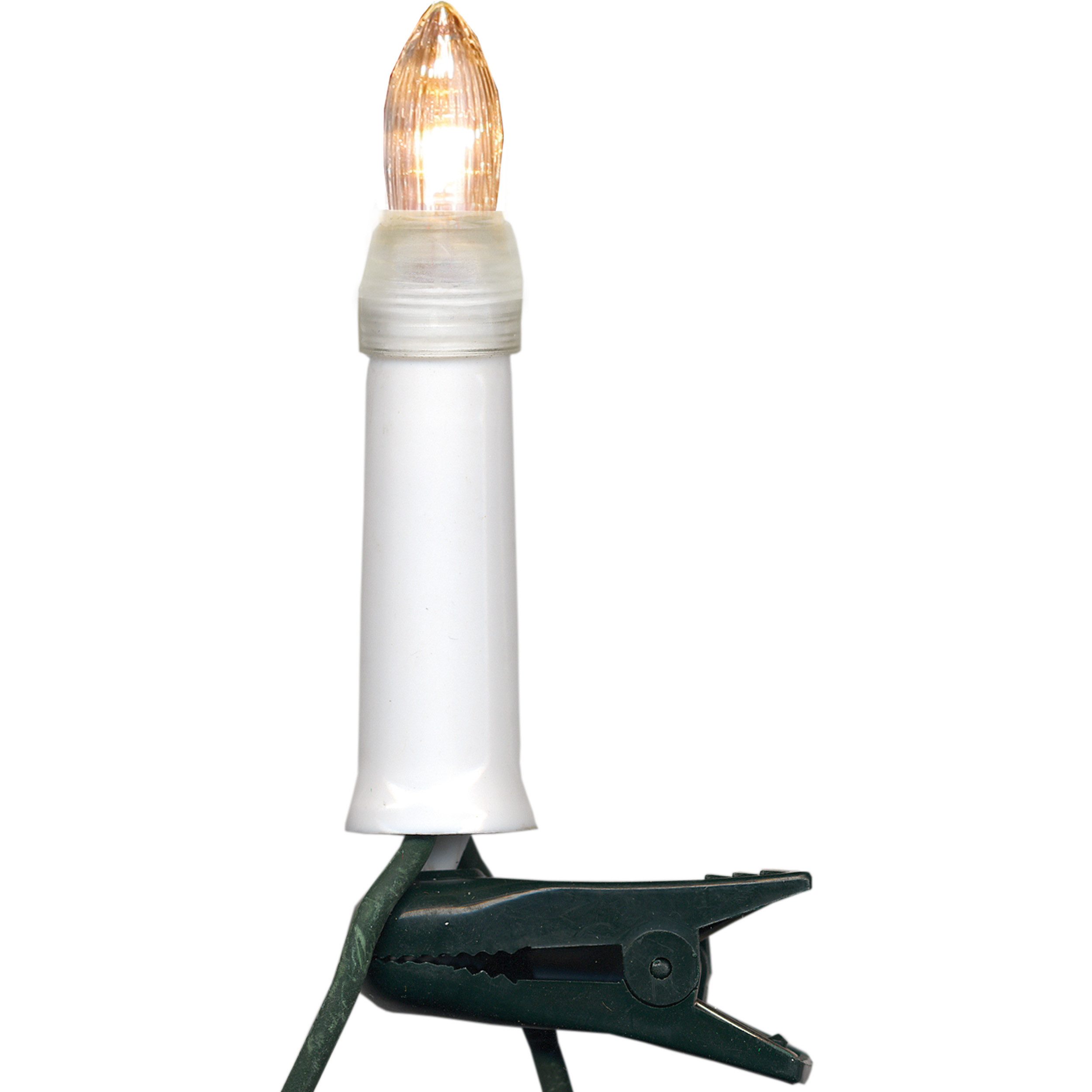 STAR TRADING LED-Lichterkette Leon, Weihnachtsbaumkerzen Lichterkette Candle, 16-flammig, weiß