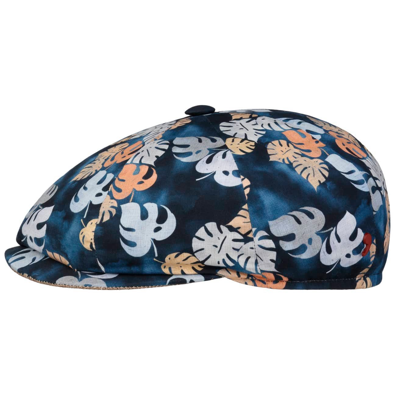 Alfonso D´Este Flat Cap (1-St) Schirmmütze mit Schirm, Made in Italy
