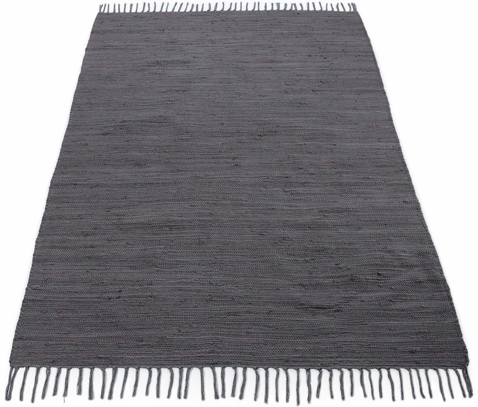 carpetfine Teppich Kelim Chindi uni, rechteckig, günstig online kaufen