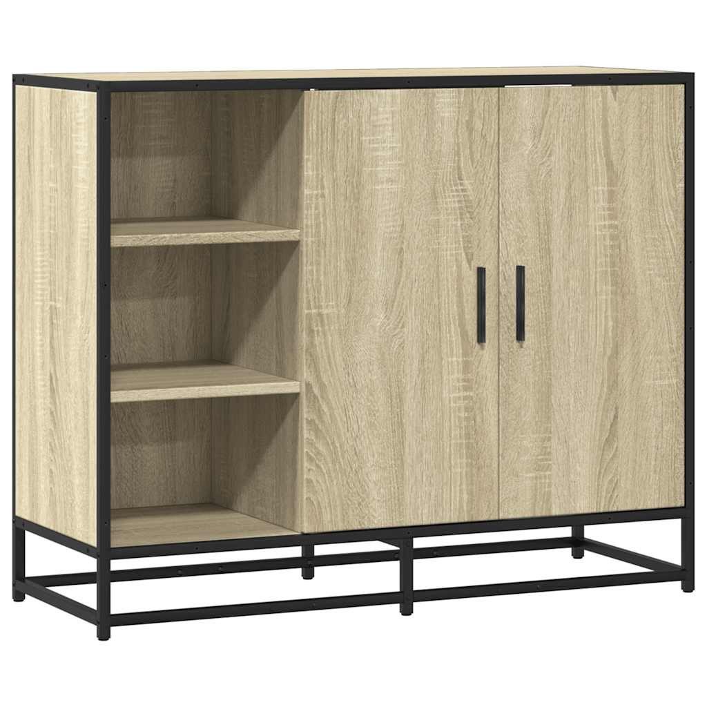 vidaXL Sideboard Sideboard Sonoma-Eiche 92x35x76 cm günstig online kaufen