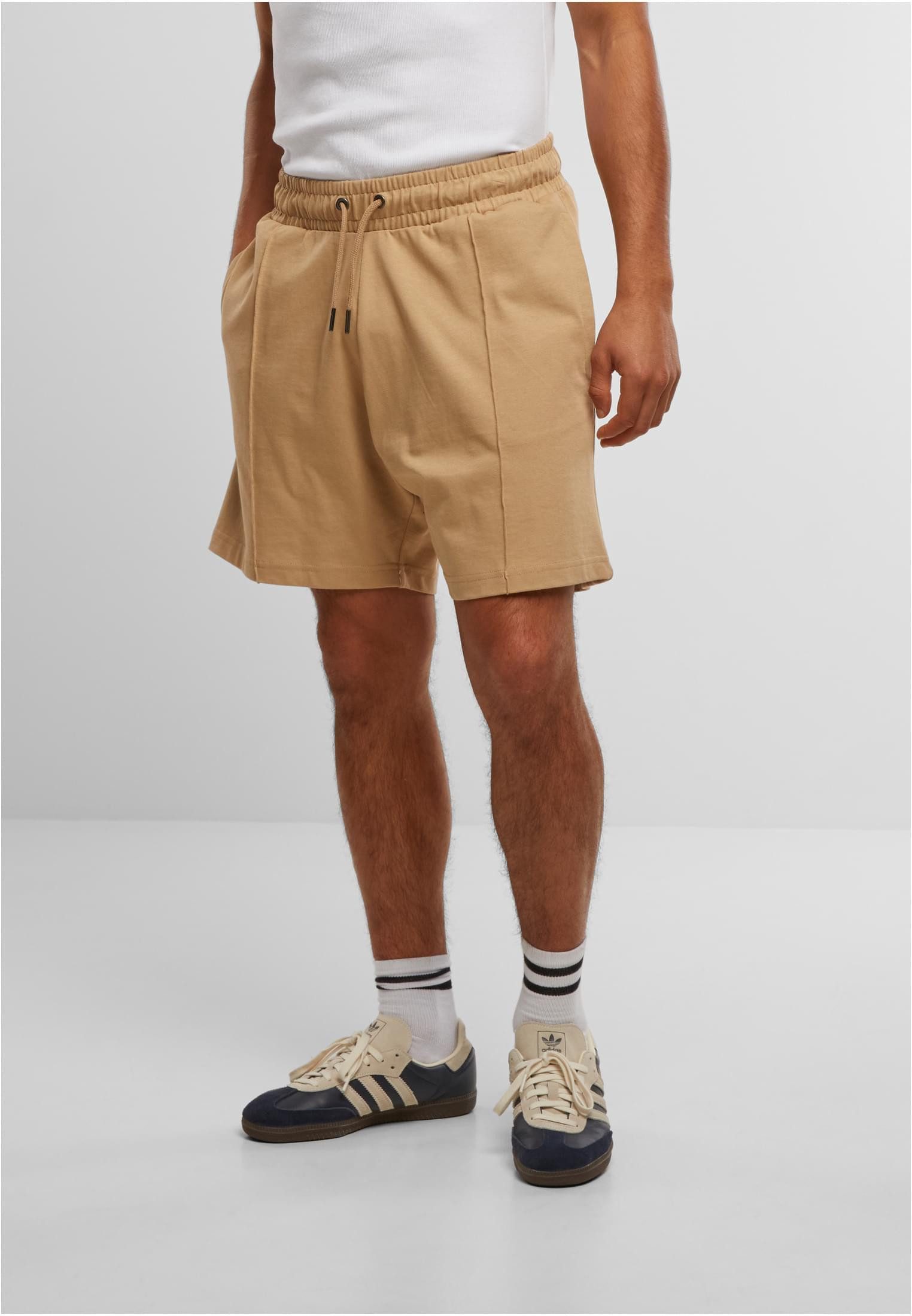 URBAN CLASSICS Shorts Herren Heavy Jersey Pintuck Track Shorts