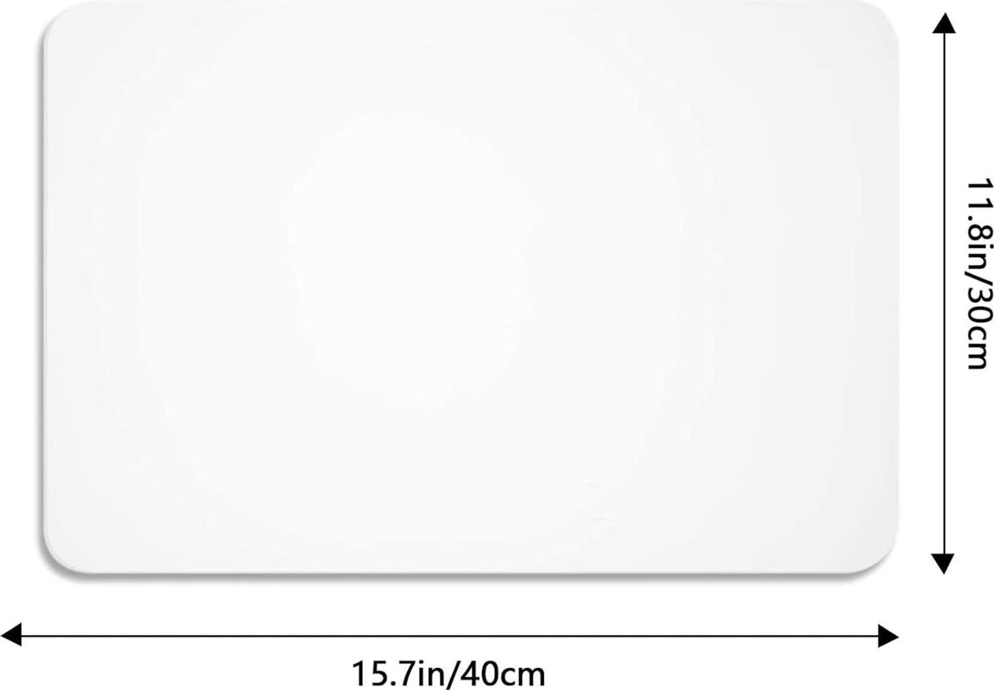FELIXLEO Platzset Kunststoff Tischsets Transparent 40x30cm Abwaschbar 8 Stück