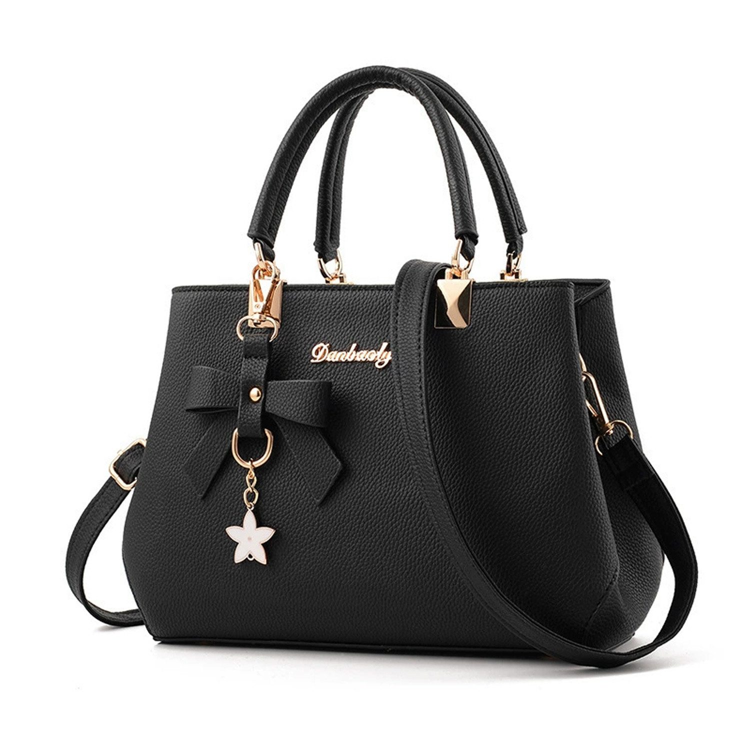 autolock Henkeltasche Henkeltasche, Crossbody, mit Top Carry Handle und Cute Bow Knot