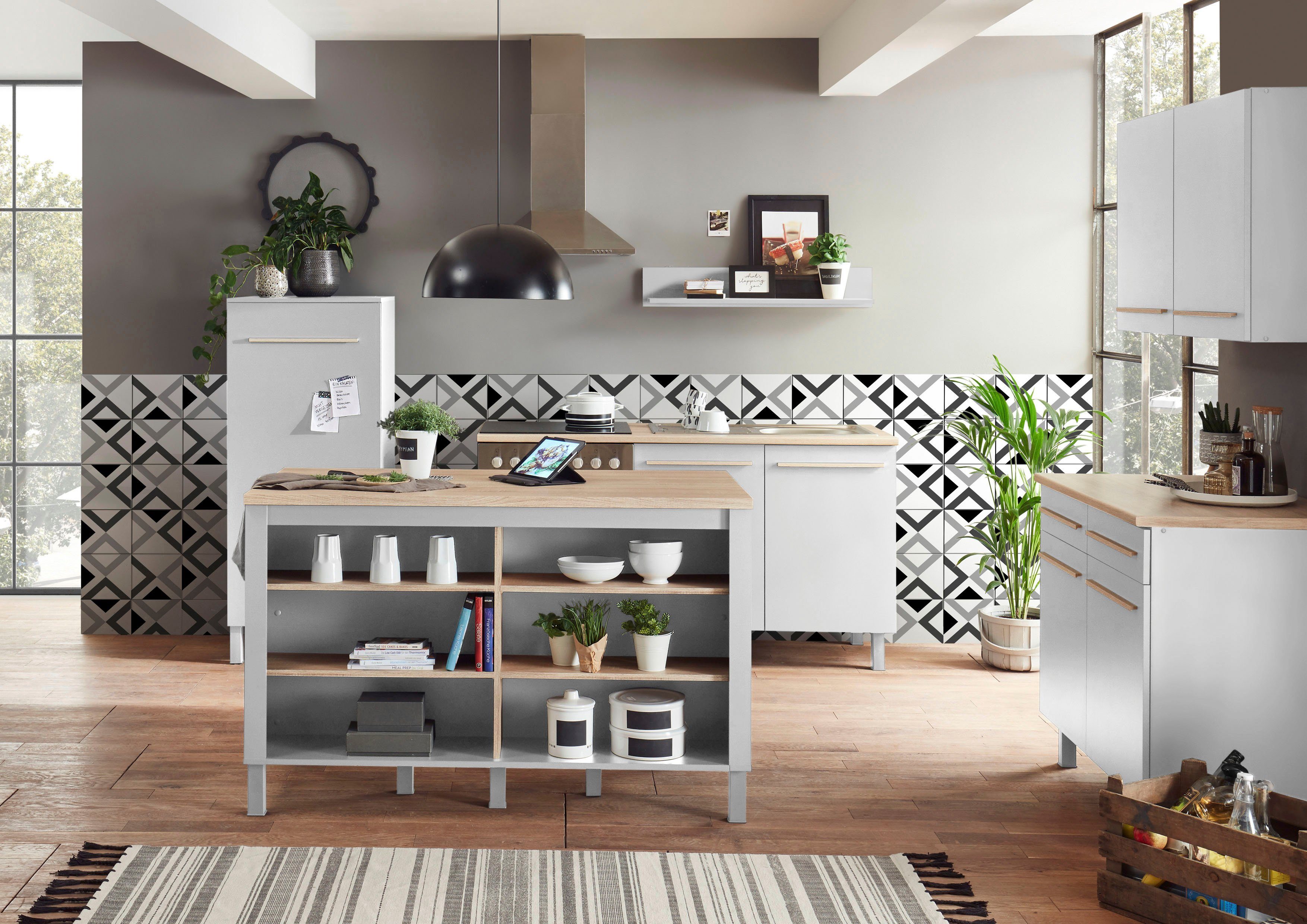 BASIC by Balculina Unterschrank "Bilberry" Kücheninsel, Breite 138 cm günstig online kaufen