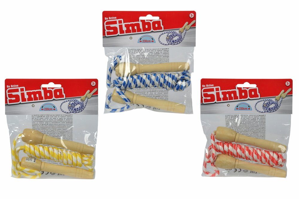 SIMBA Springseil Outdoor Auswahl 107301006 Jump Spielzeug Super zufällige Springseil