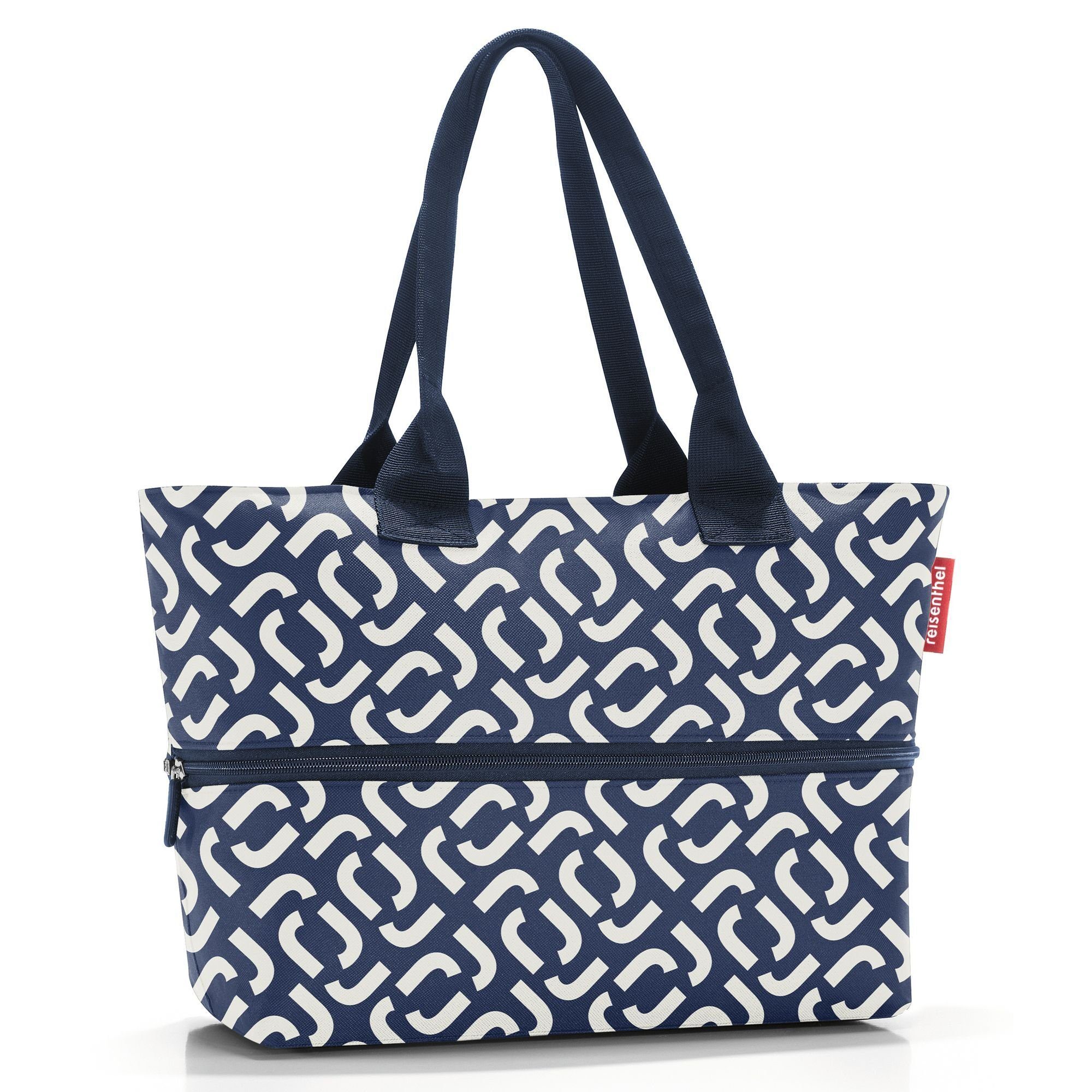 Polyester REISENTHEL® navy signature Shopper,