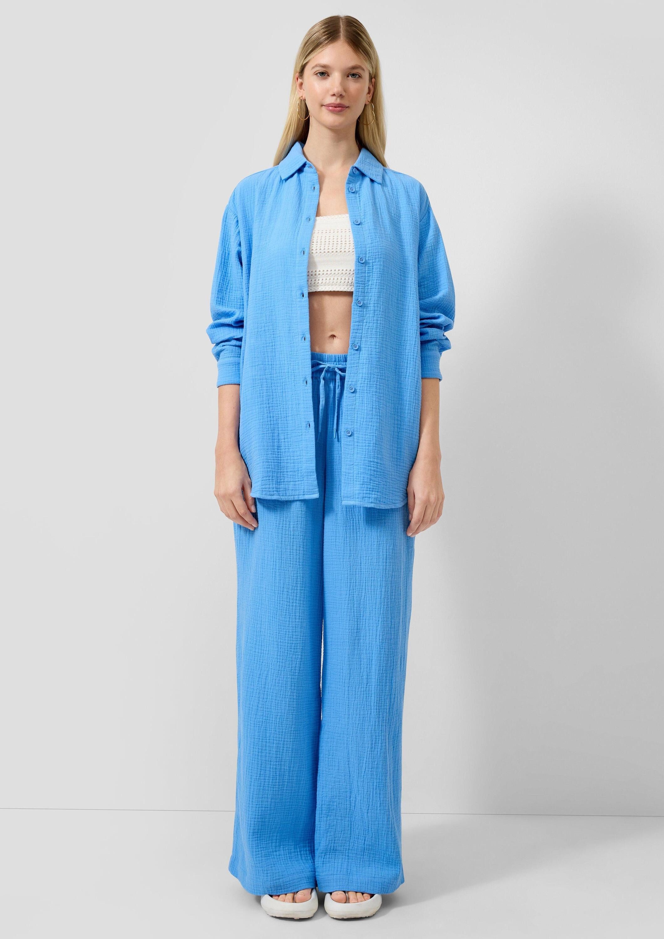QS Chinos Hose Musselin-Hose