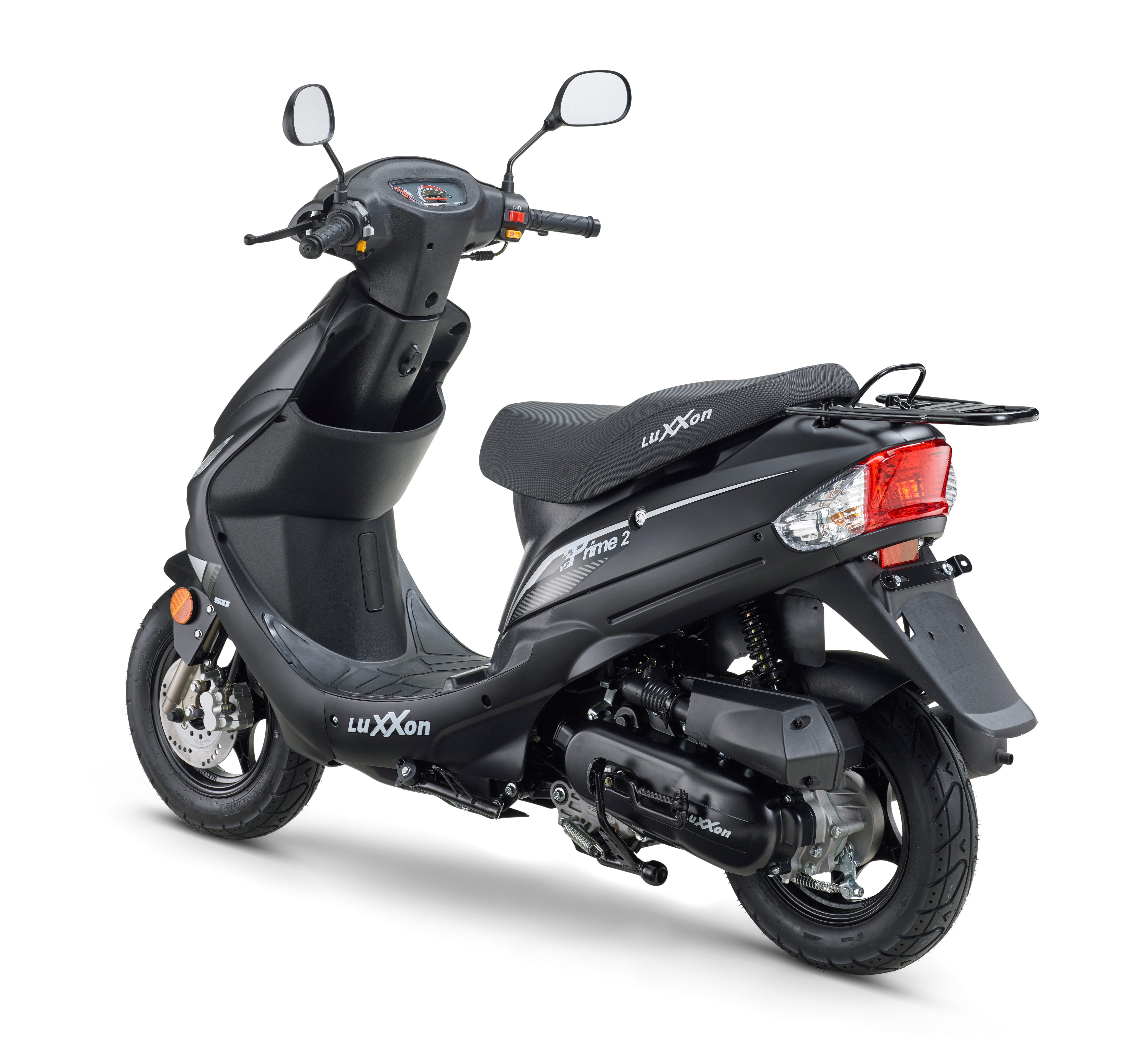 Luxxon Motorroller LuXXon Prime 2, 50 ccm, 45 km/h, Euro 5, 10 Zoll, Automatik, Benzinbetrieben, 1 Zylinder, 4-Takt, Roller