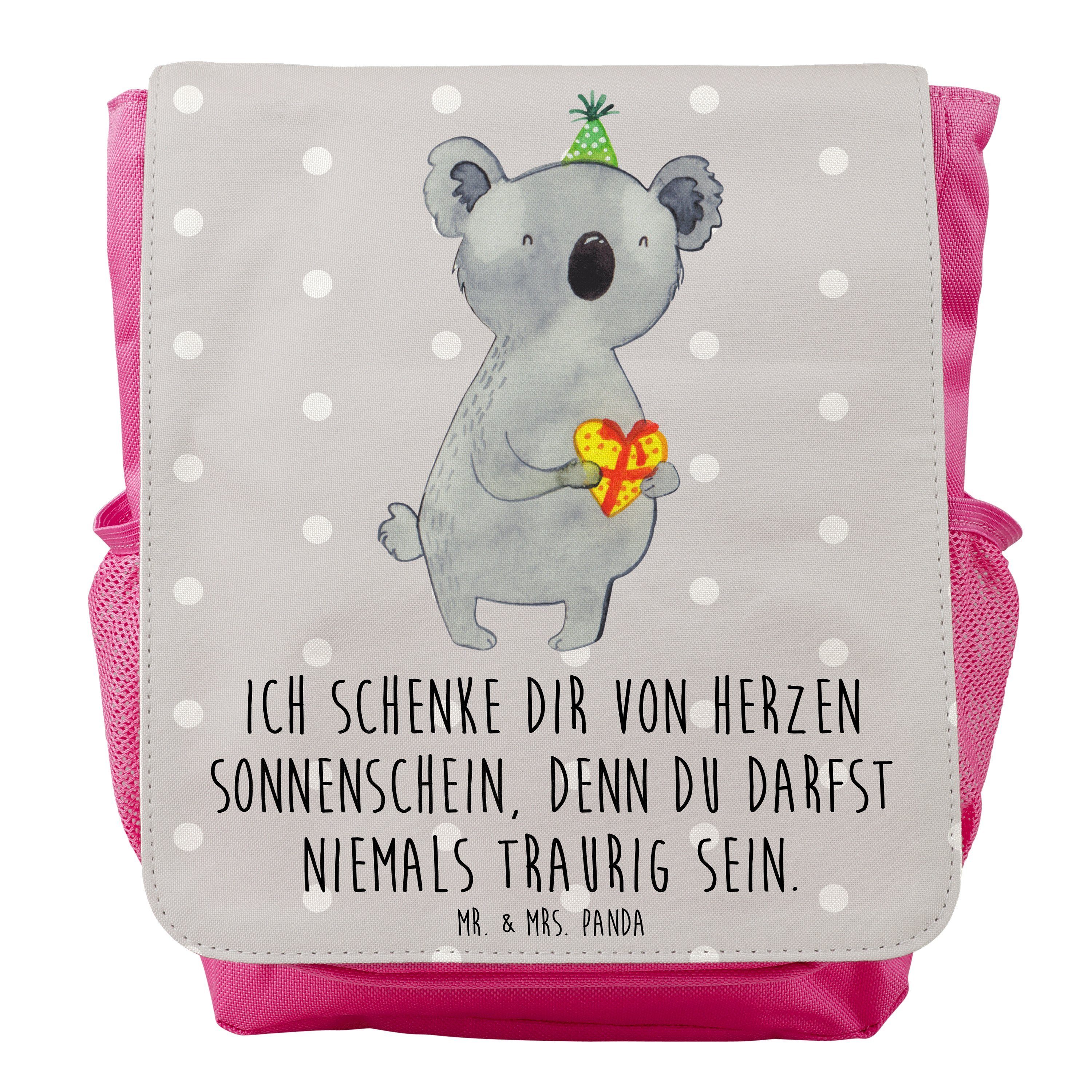 Mr. & Mrs. Panda Kinderrucksack Mädchen Koala Geschenk - Grau Pastell - Kleiner Rucksack, Kids, Koala