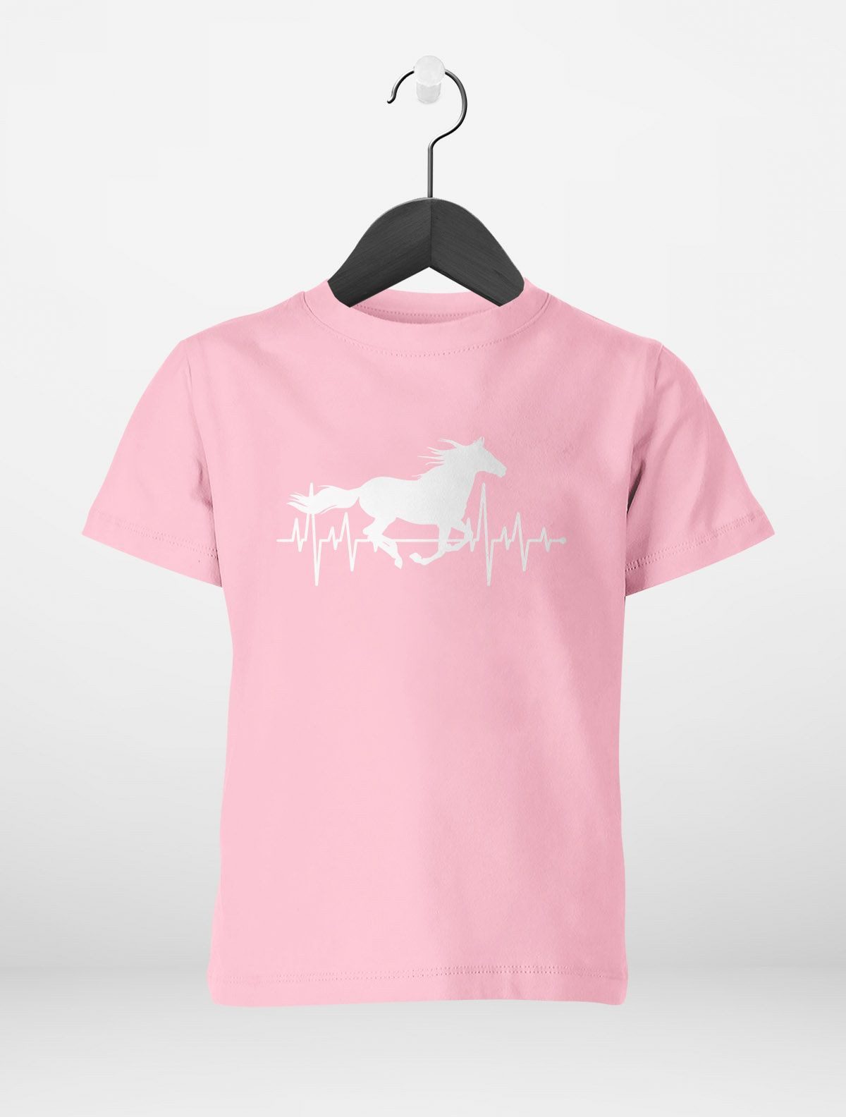 MoonWorks Print-Shirt Kinder T-Shirt Mädchen Pferd Motiv Reiten Geschenk für Mädchen Pferde