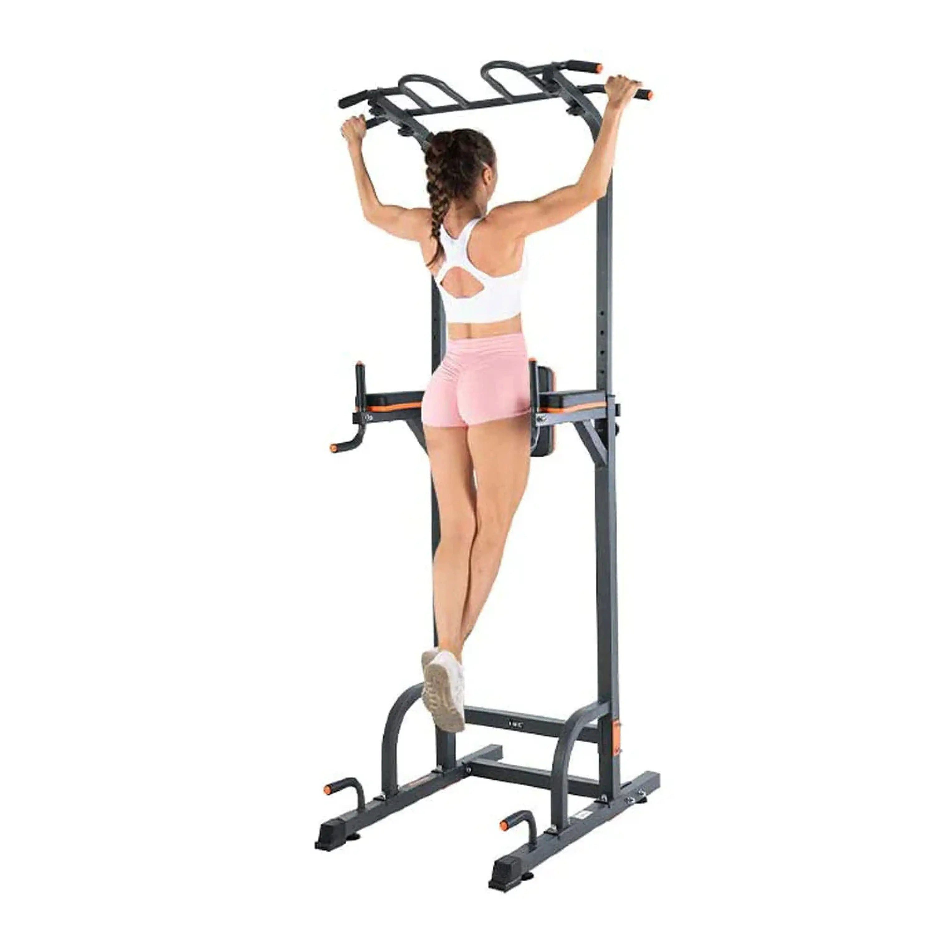 Sport-Knight® Klimmzugstange Trainingsturm Klimmzugstation & Dip-Station, 6-fach verstellbar
