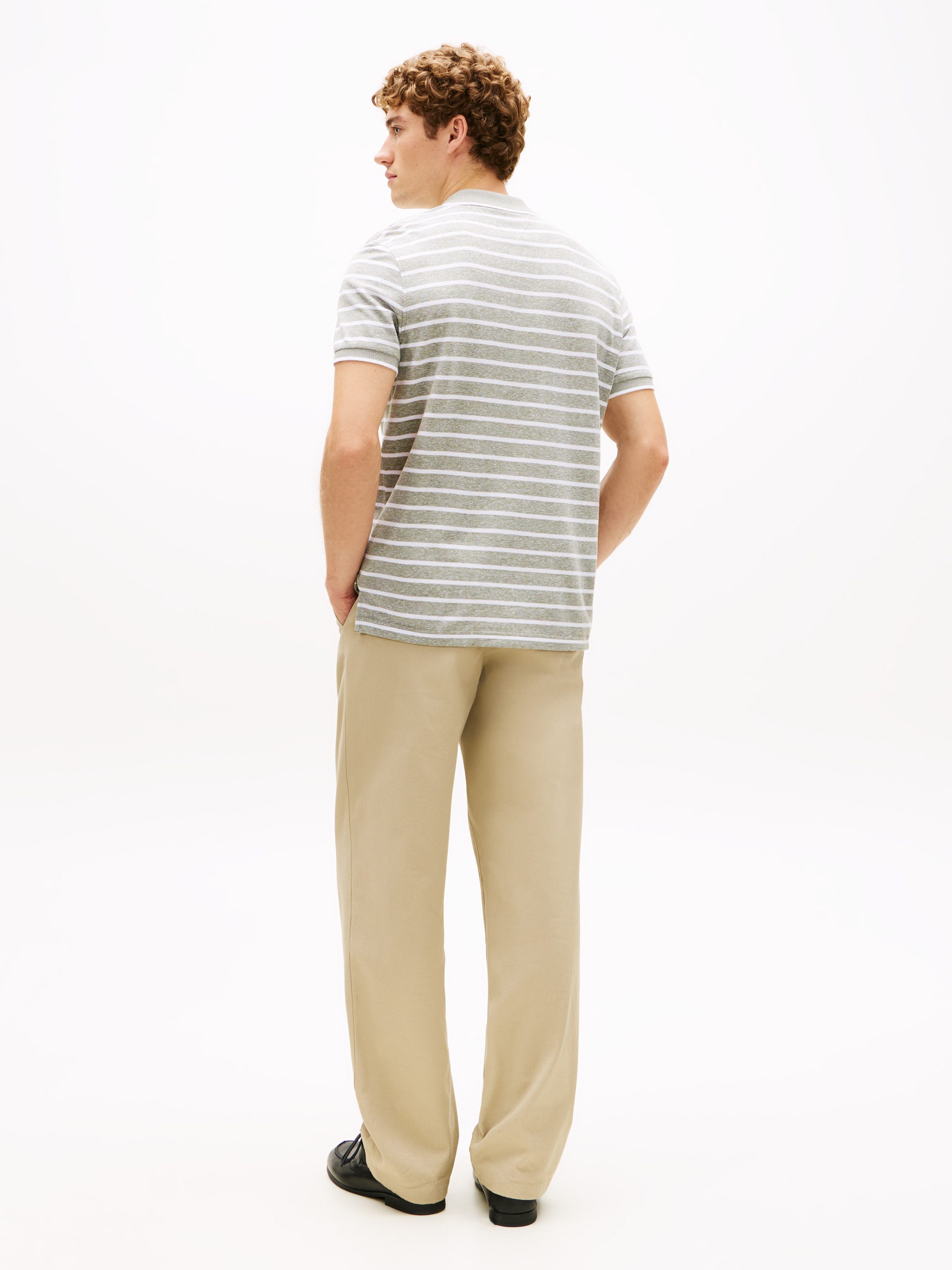 Tommy Hilfiger Poloshirt LINEN PIQUE REGULAR – Bild 5 von 5