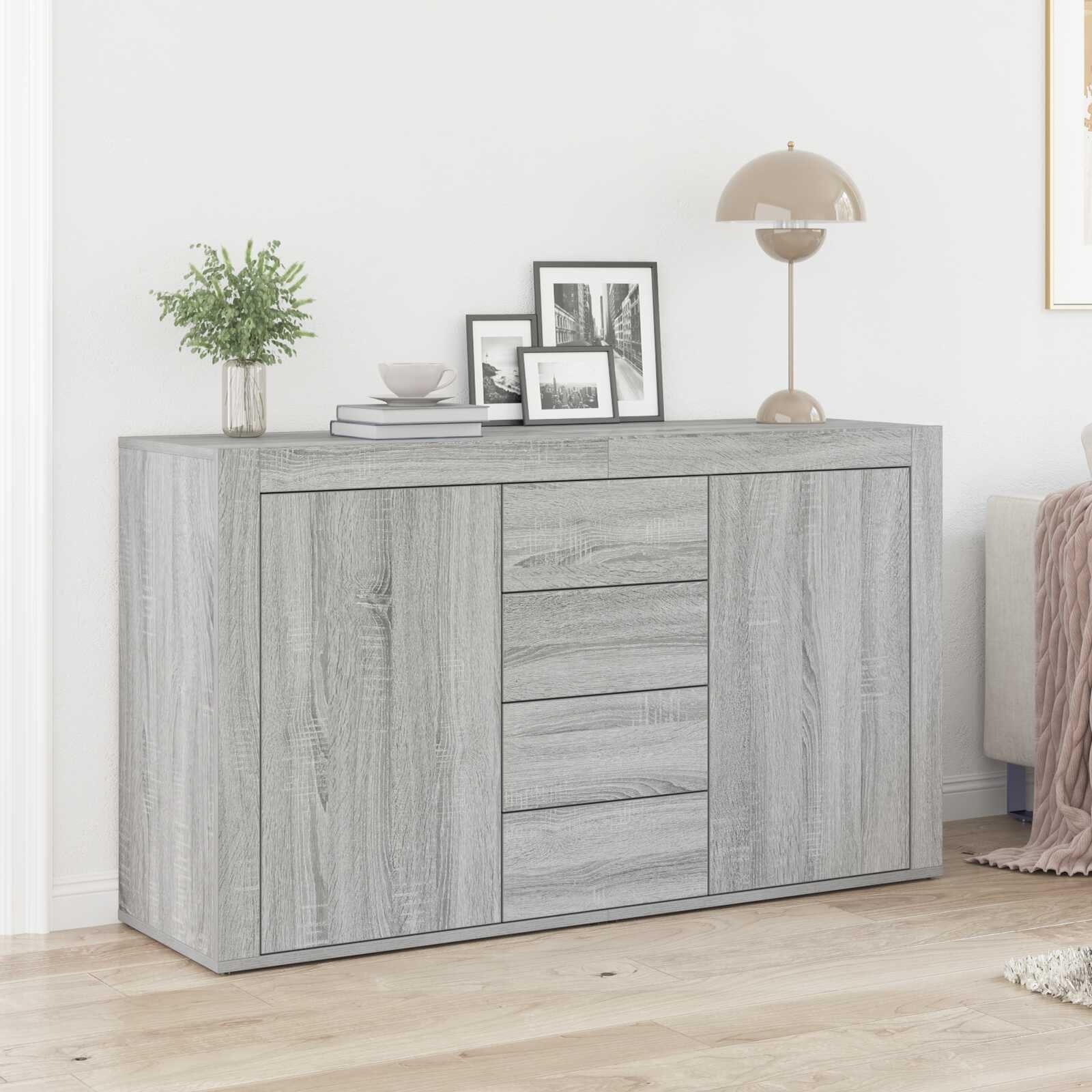 Nettlife Sideboard Weiß Holz 120 x günstig online kaufen