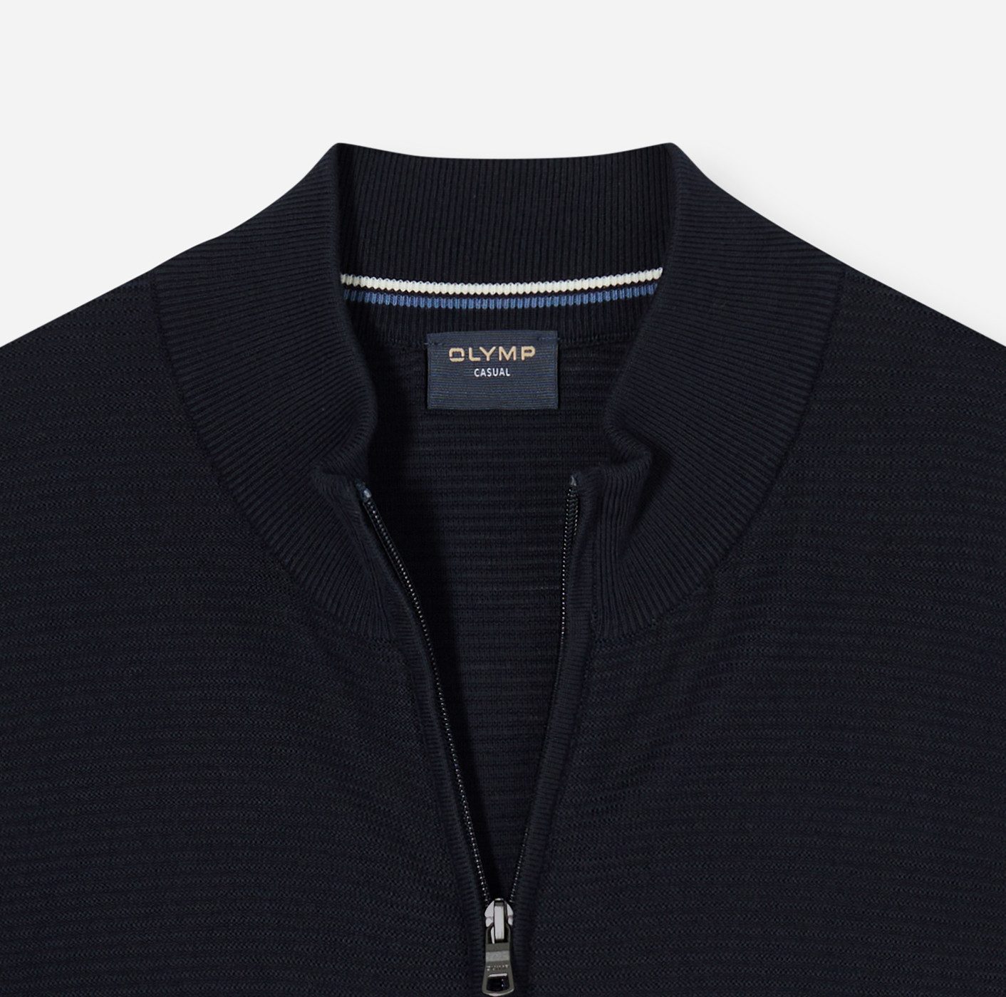 OLYMP Strickjacke Stehkragen, regular fit