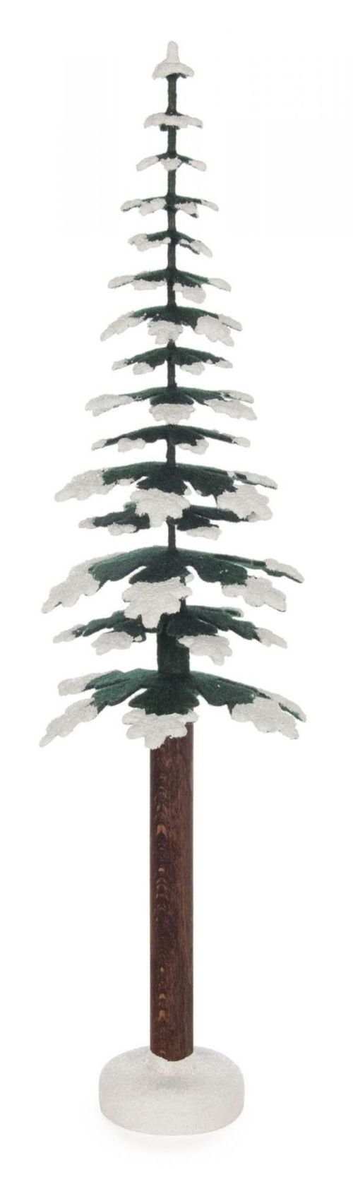 Kunstbaum Baum Fichte grün/weiß Höhe 350mm NEU, Dregeno Erzgebirge, Höhe 35 cm