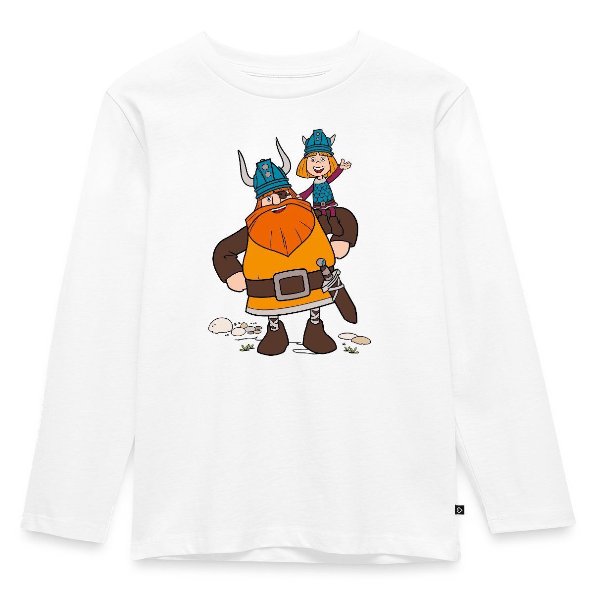 T-Shirt Wickie Und Die Starken Männer Halvar Trägt Wickie Kinder Premium Langa