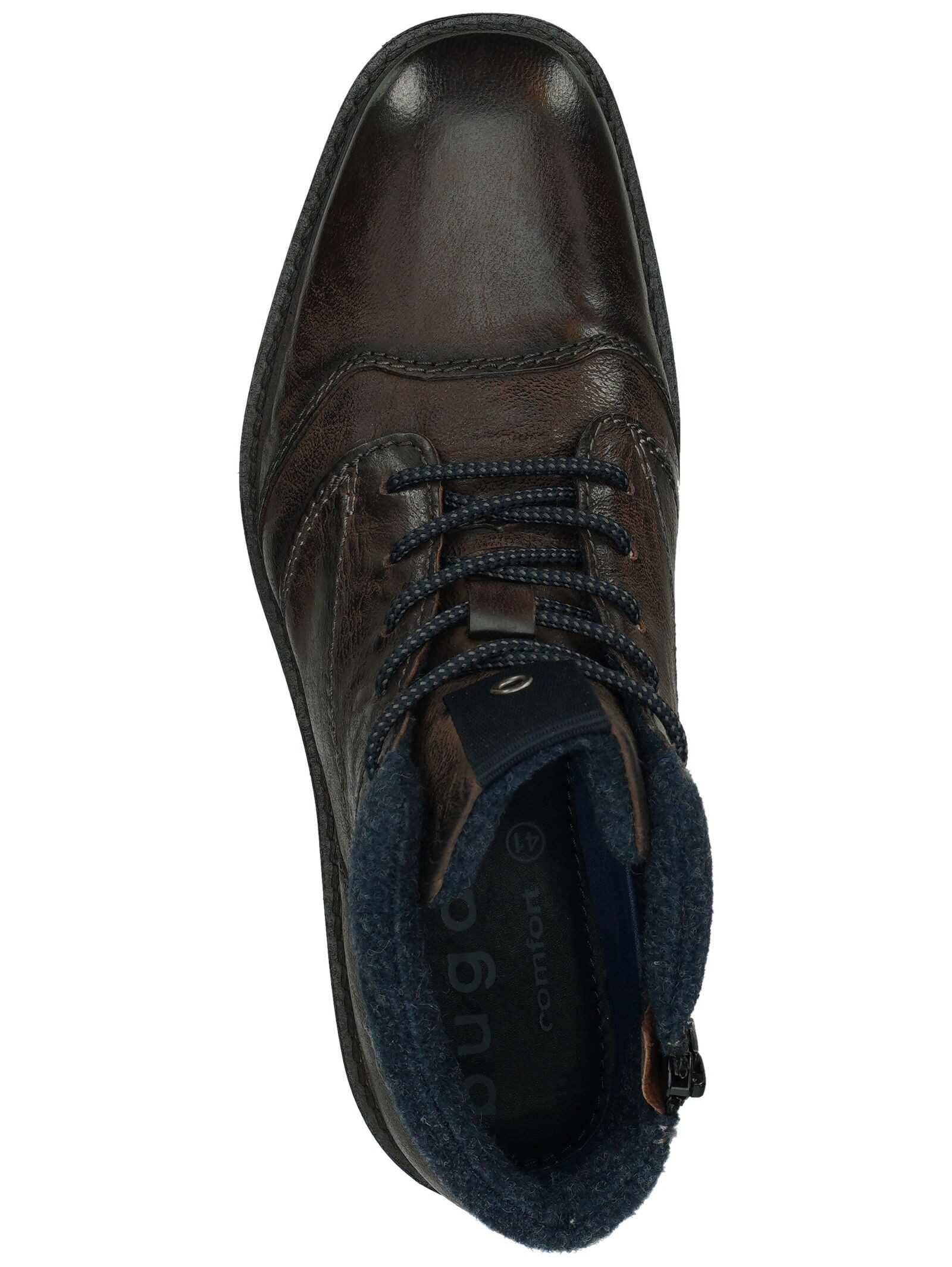 bugatti bugatti Stiefelette Leder Schnürstiefelette