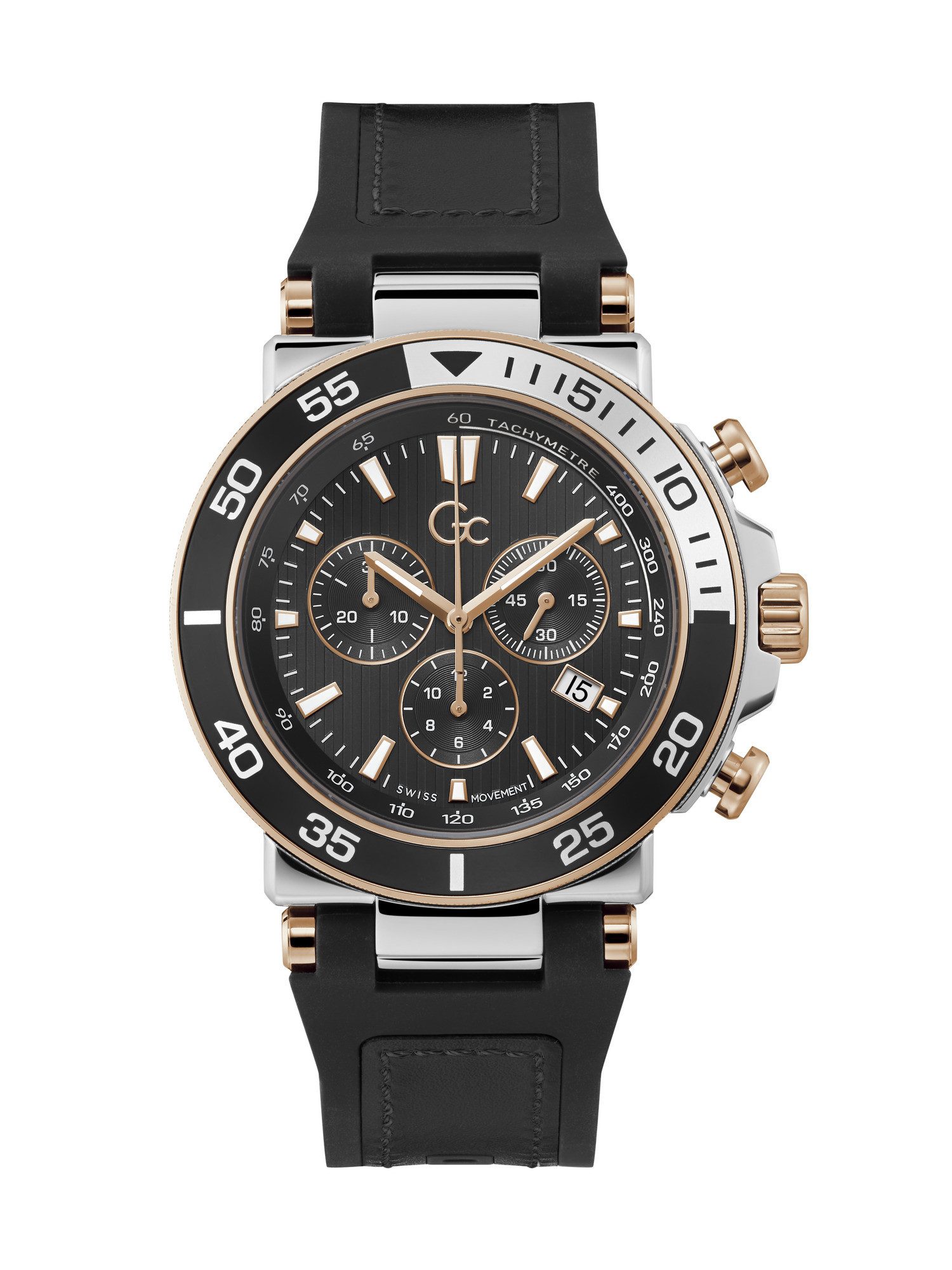 Guess Collection Quarzuhr Gc One Sport, (1-tlg), Quarz-Chronographenuhr