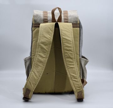 Aurelie Cityrucksack Veganer Hanf Rucksack Milo, nachhaltiger Rucksack für Herren und Damen