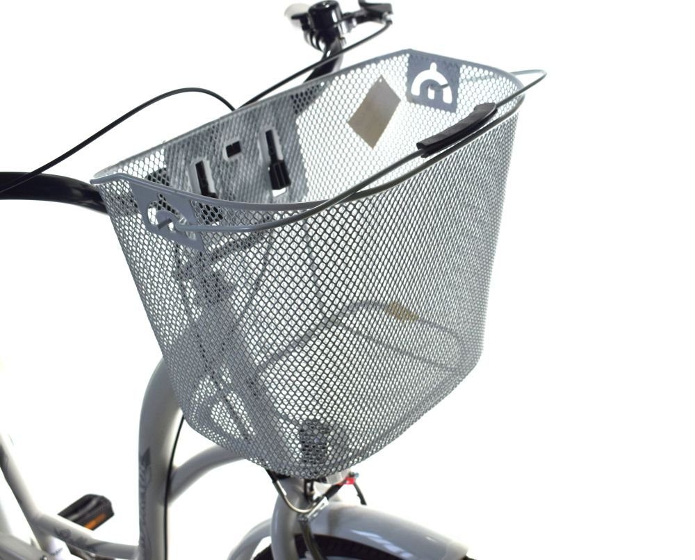 T&Y Trade City Bike 26 Inch Girls Women's City Bicycle 3-Speed ​​Nexus Reflex White, 3-Speed ​​Shimano, Hub Gears, Coaster Brake, Luggage Rack, Lights, 3 Nexus Speed, Kickstand, Basket