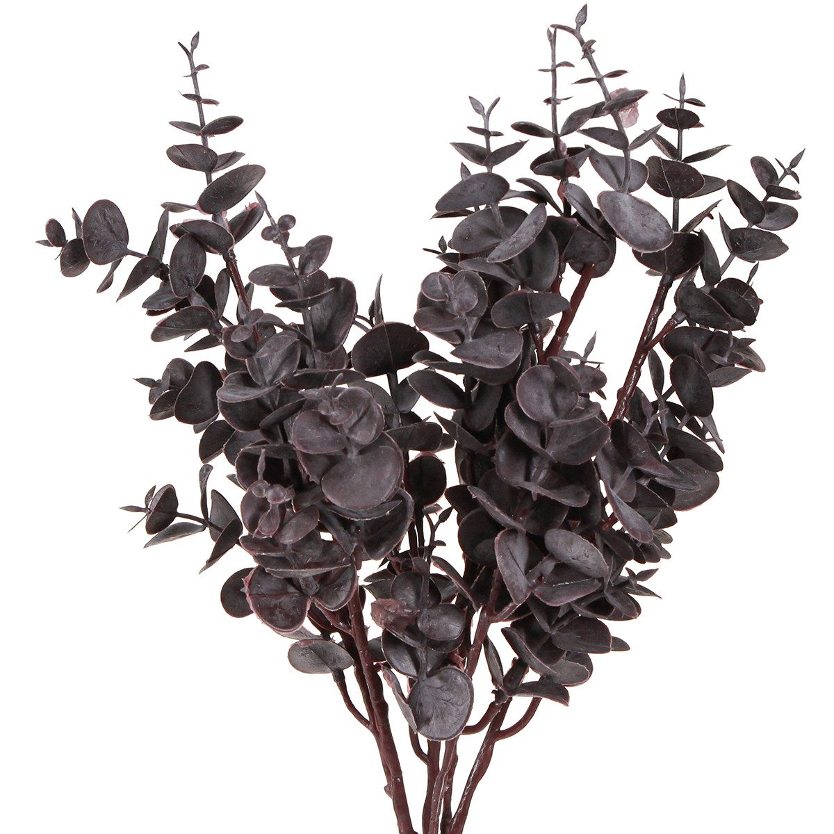 Künstliche Zimmerpflanze Künstliche Eukalyptus Deko Zweige Violet 38cm 3er Set für, 3 Stück, Flor & Decor Import GmbH, Höhe 1 cm