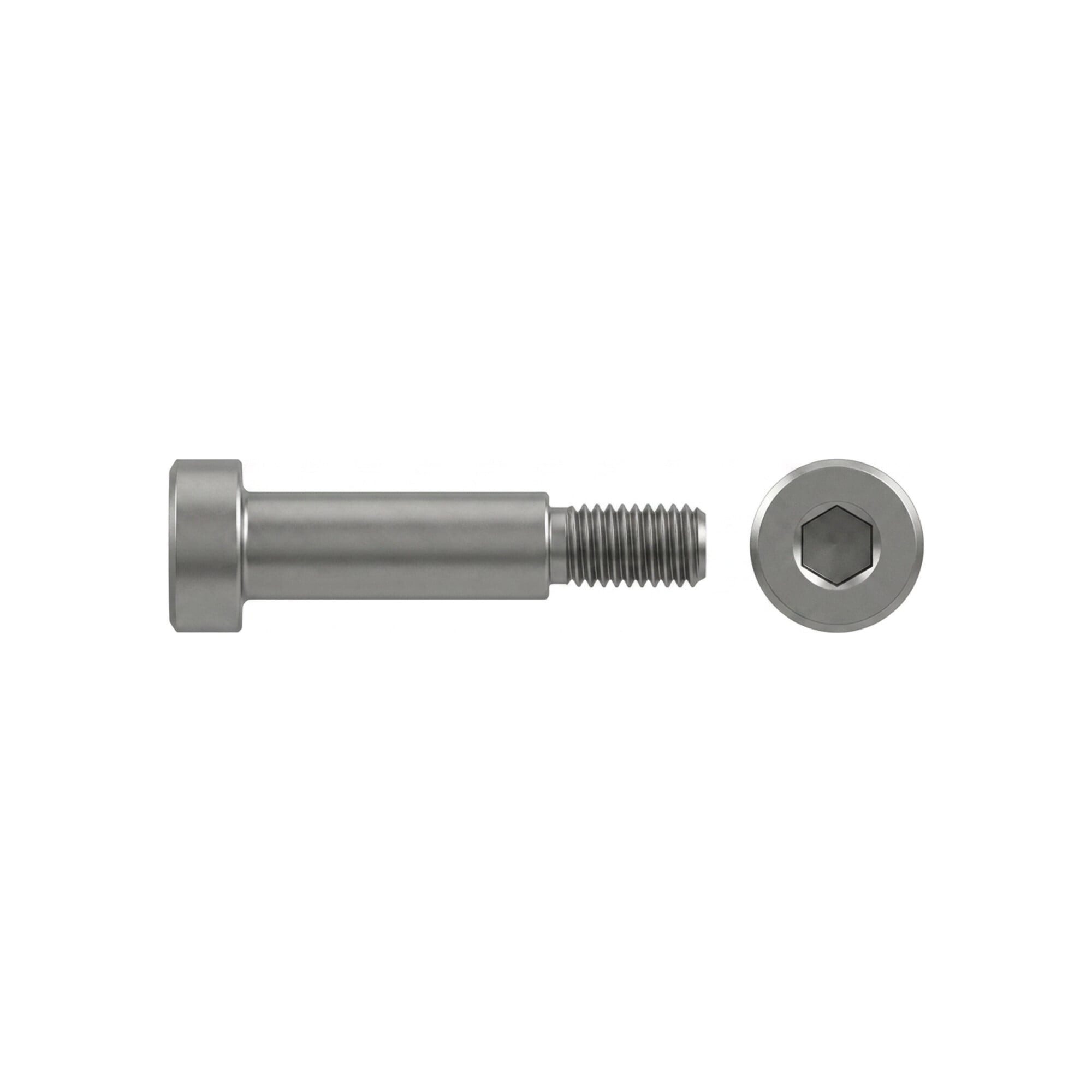 Contorion Schraube ISO 7379 Pass-Schulterschraube Schaftpassung h8 M16x70 Stahl 12.9 blan