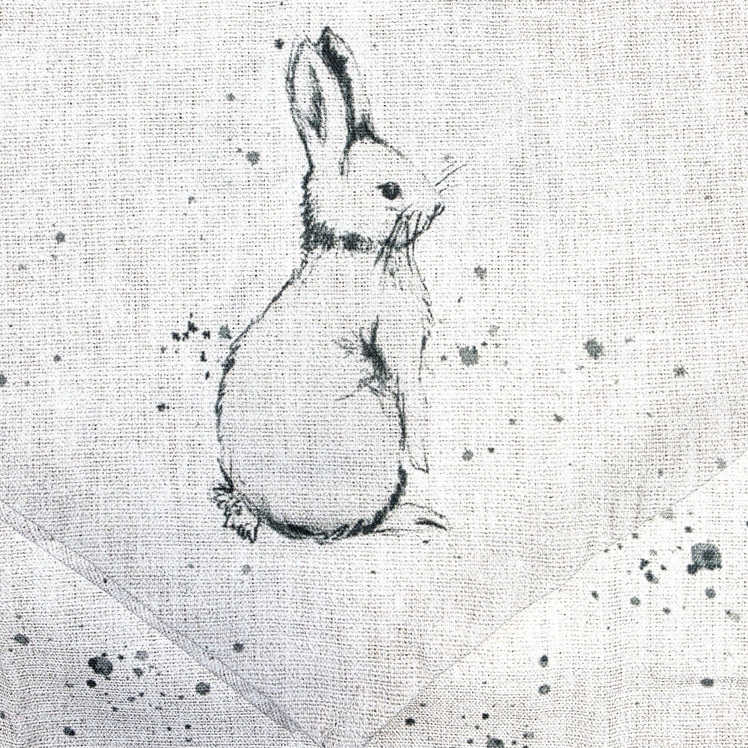 Macosa Home Tischläufer Ostern 50 x 160 cm Osterhase Baumwolle Osterdeko (Osterdeko modern, Tischmatte Tischband Tafelläufer), Läufer Tischdecke Tischwäsche Tischdekoration