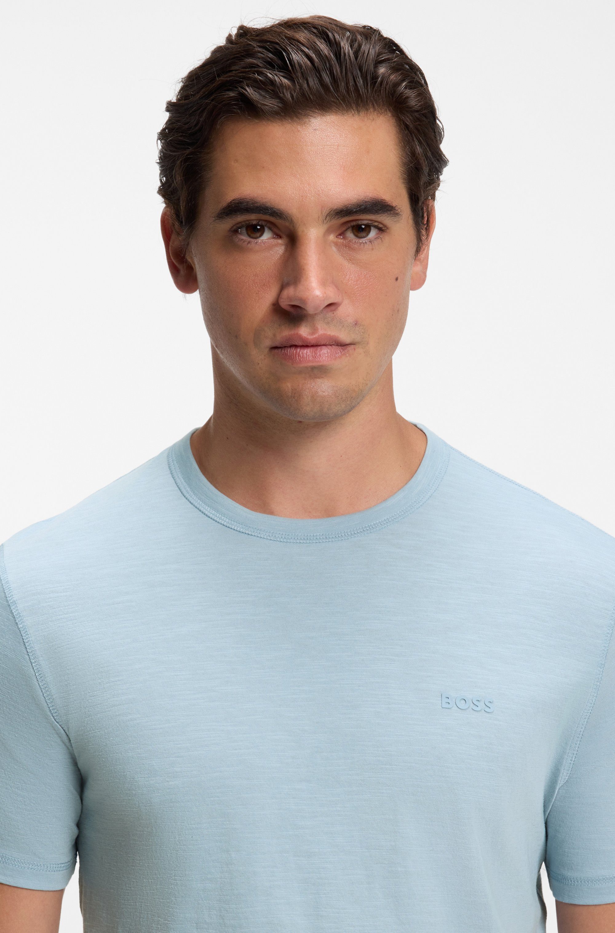 BOSS ORANGE T-Shirt Tegood Regular Fit 100% Baumwolle Logo on Chest Rundhals – Bild 2 von 5