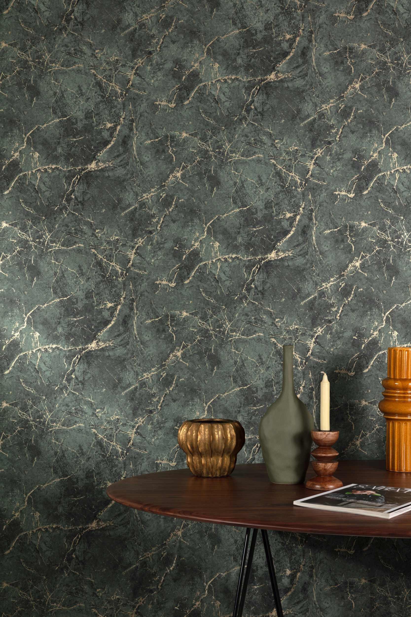 Grandeco Tapete Vliestapete A71503 Vlies Geometrisch 0.53 x 10.05 m Omura G günstig online kaufen