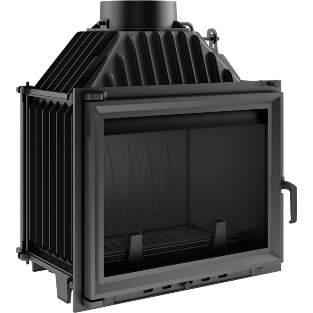 Kratki Kamineinsätze KAMINEINSATZ GUSSEISEN MAJA 8 KW Ø 200, 8 kW günstig online kaufen