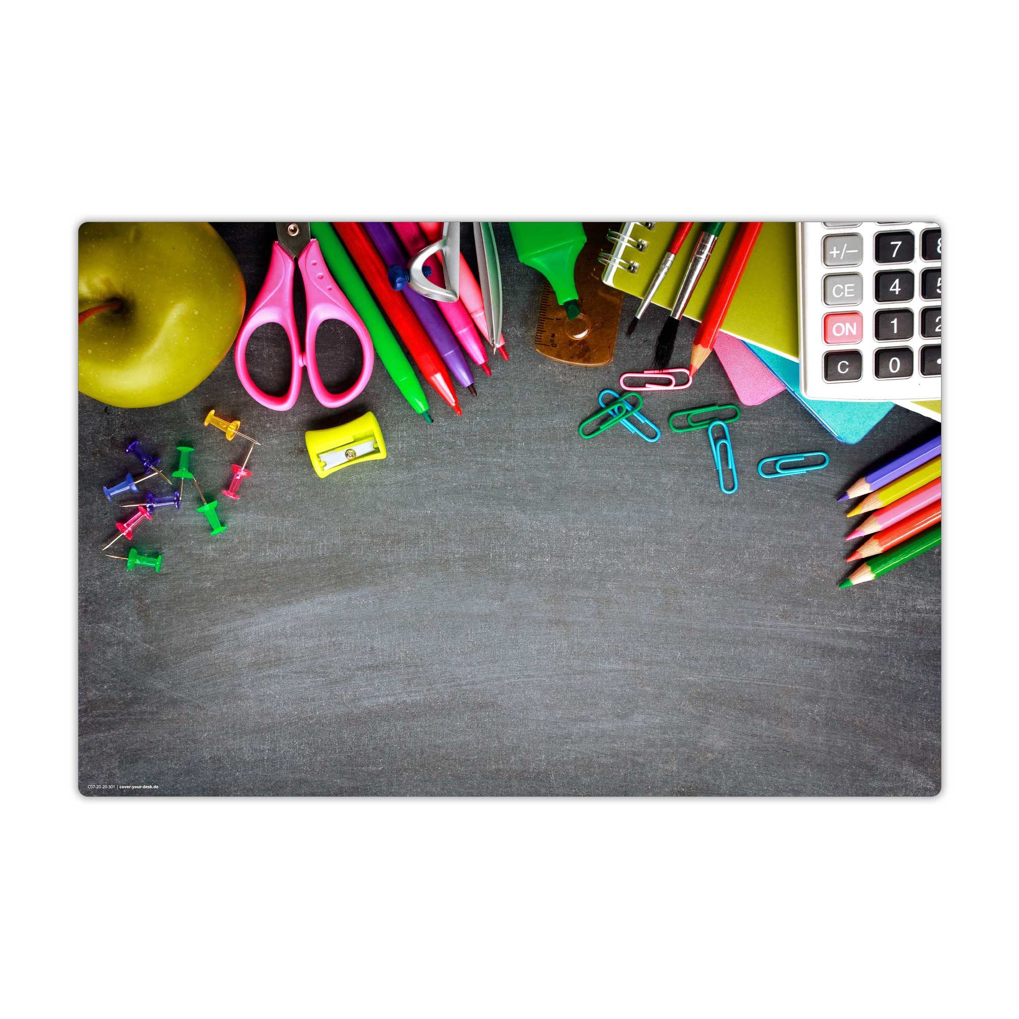cover-your-desk.de Schreibtischunterlage abwaschbar – Schreibtischmaterial aus Premium Vinyl – Made in Germany, (1 tlg)